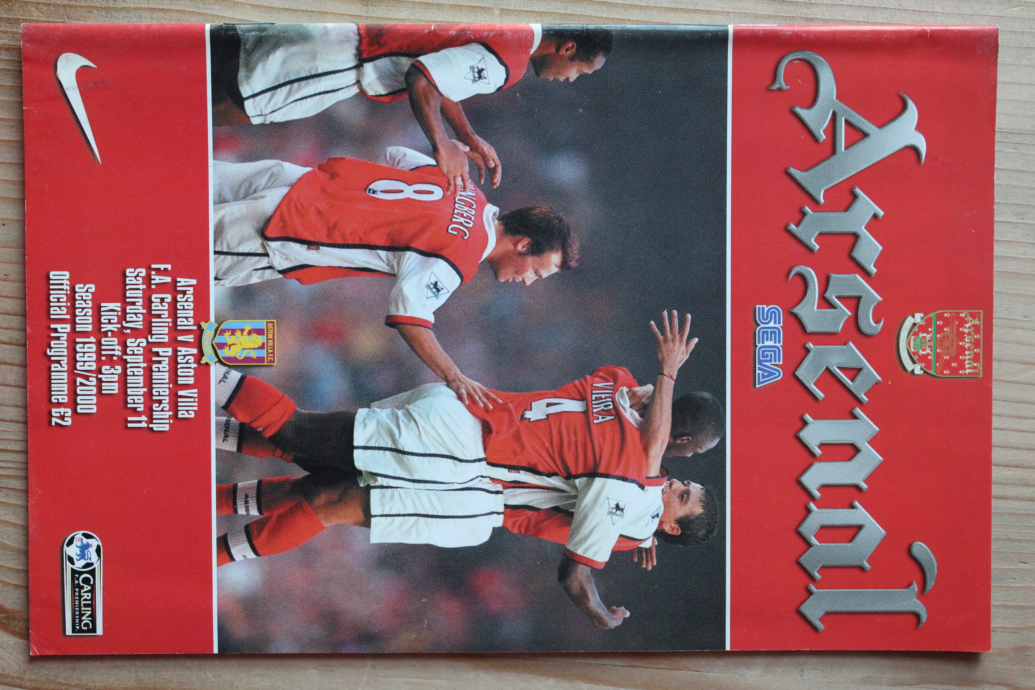 Arsenal FC v Aston Villa FC
