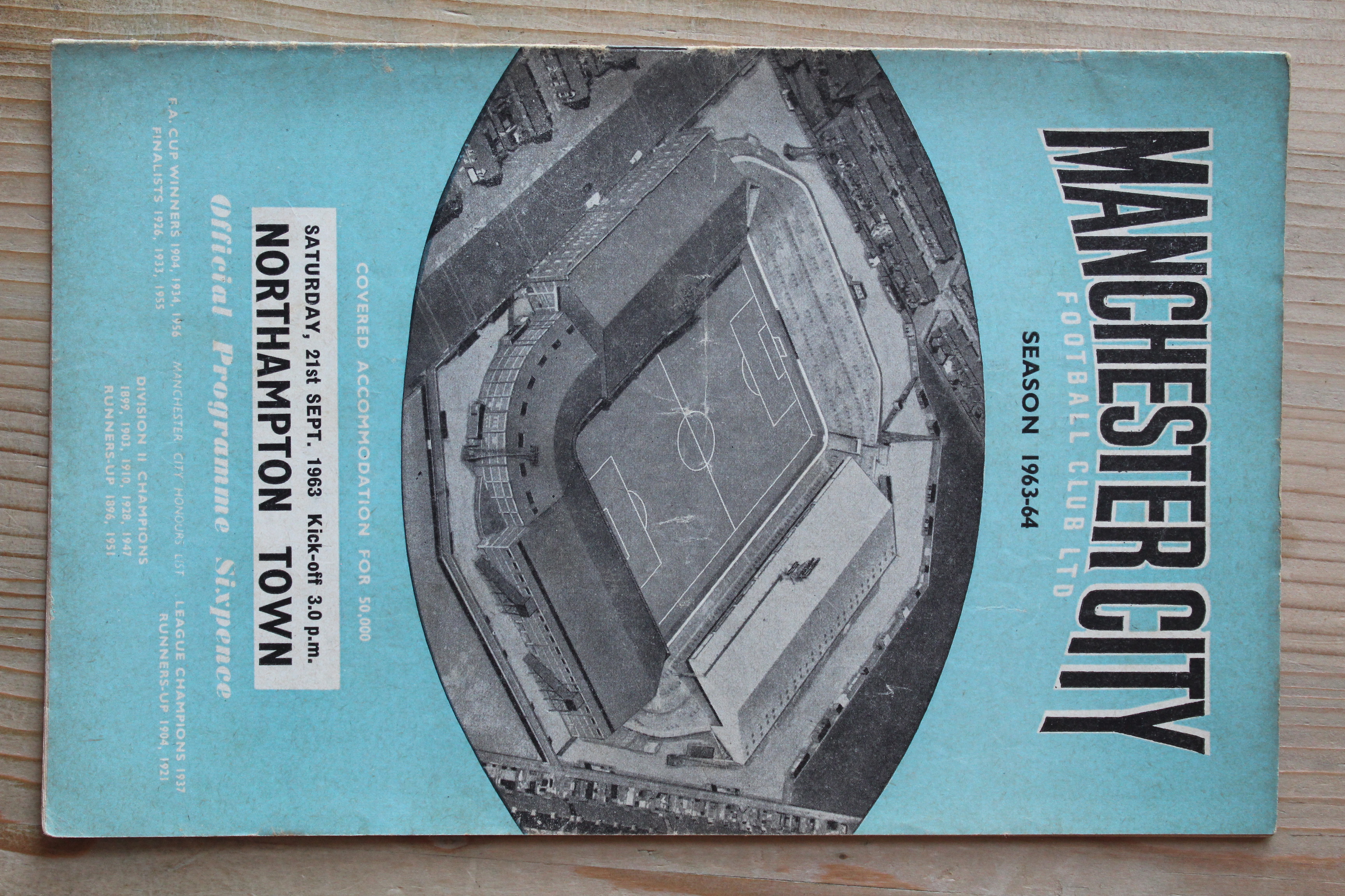 Manchester City FC v Northampton Town FC