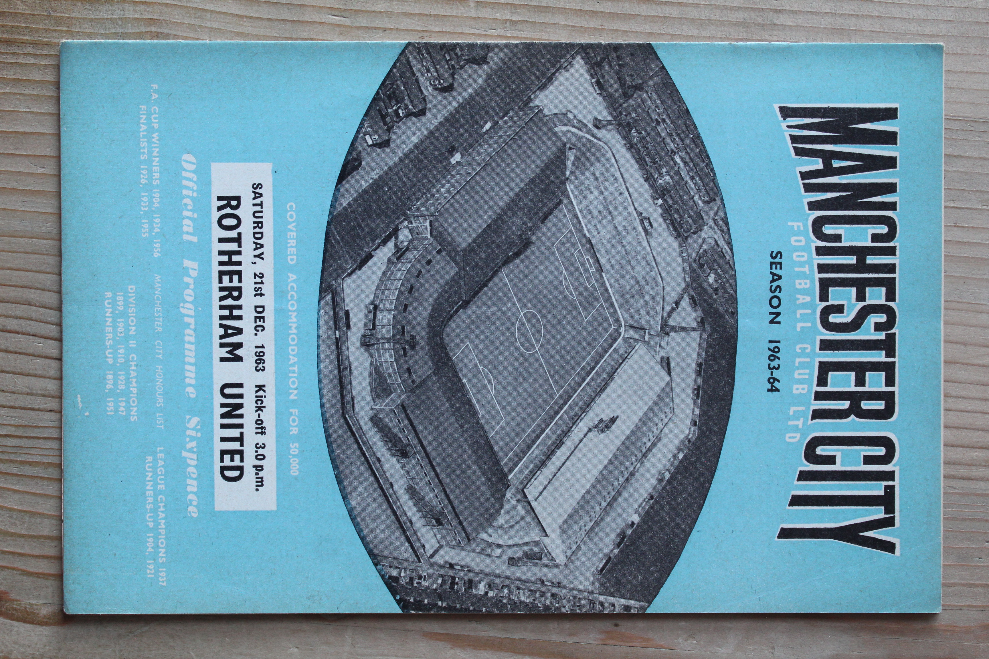 Manchester City FC v Rotherham United FC