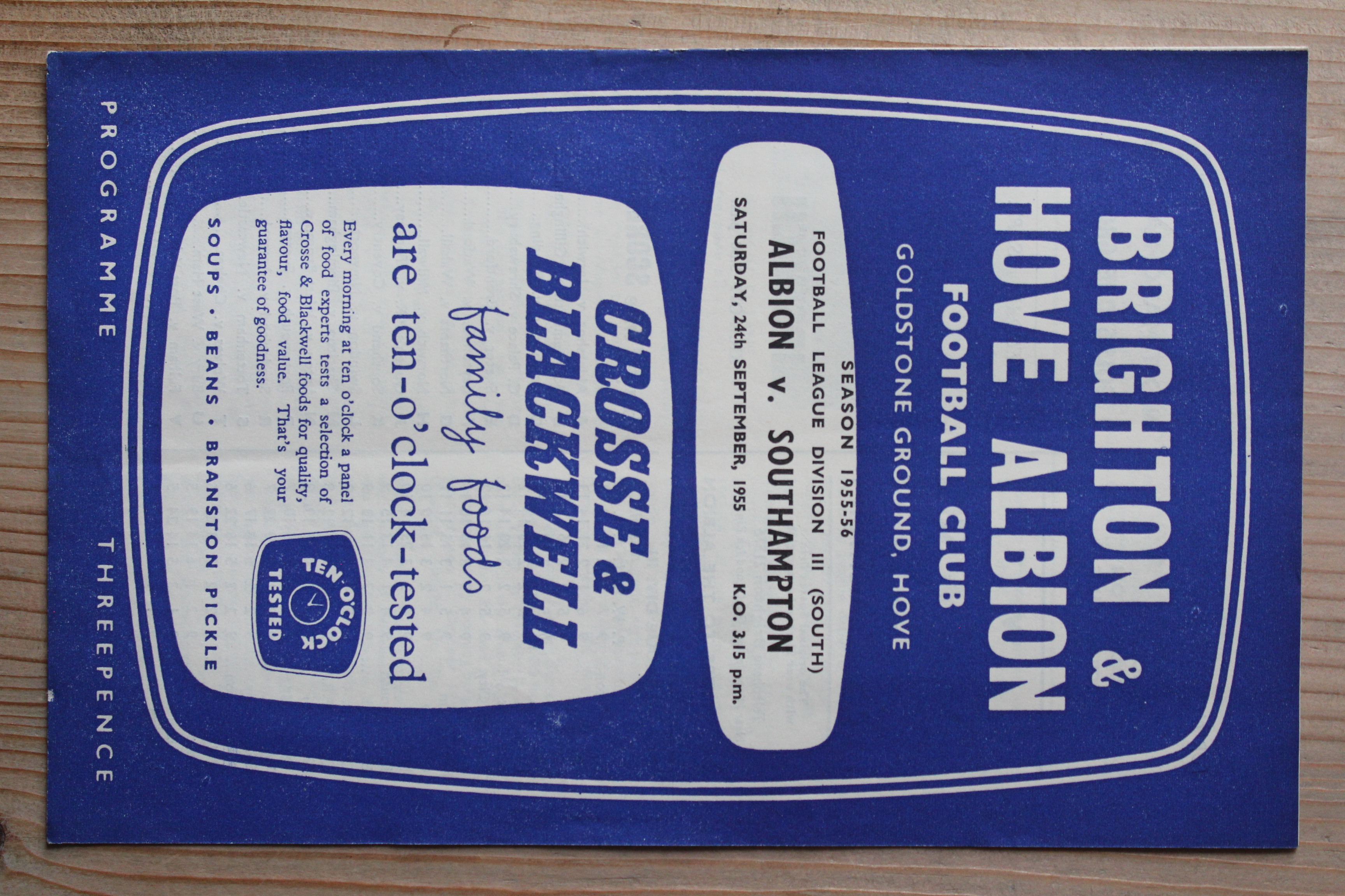 Brighton & Hove Albion FC v Southampton FC