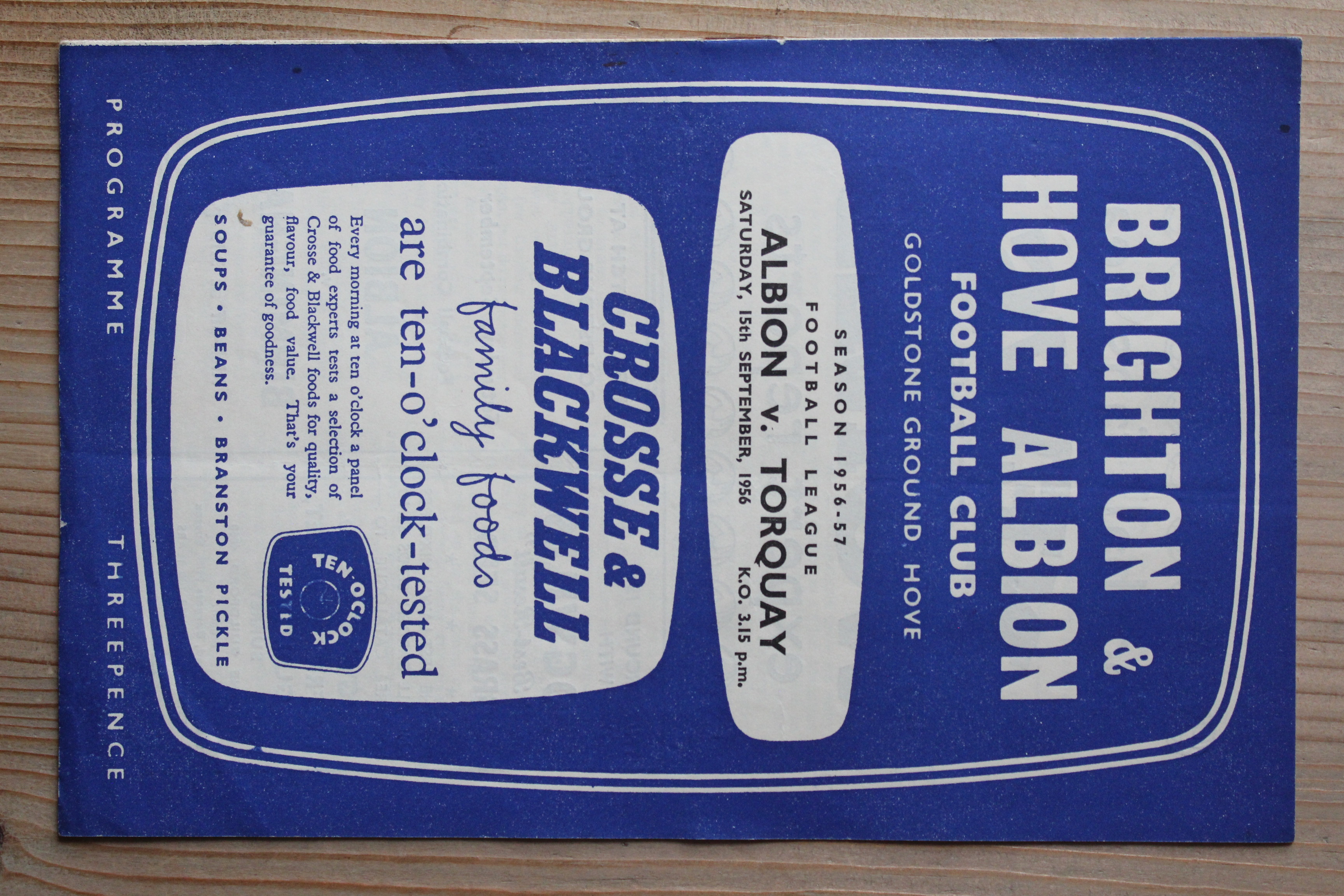 Brighton & Hove Albion FC v Torquay United FC