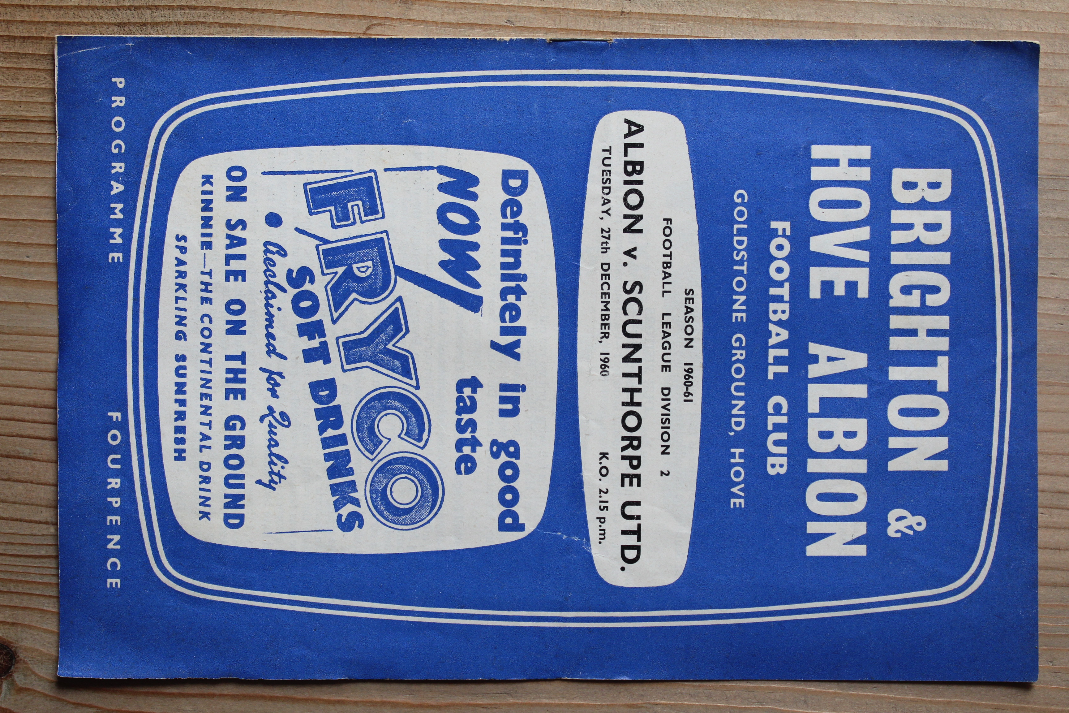 Brighton & Hove Albion FC v Scunthorpe United FC