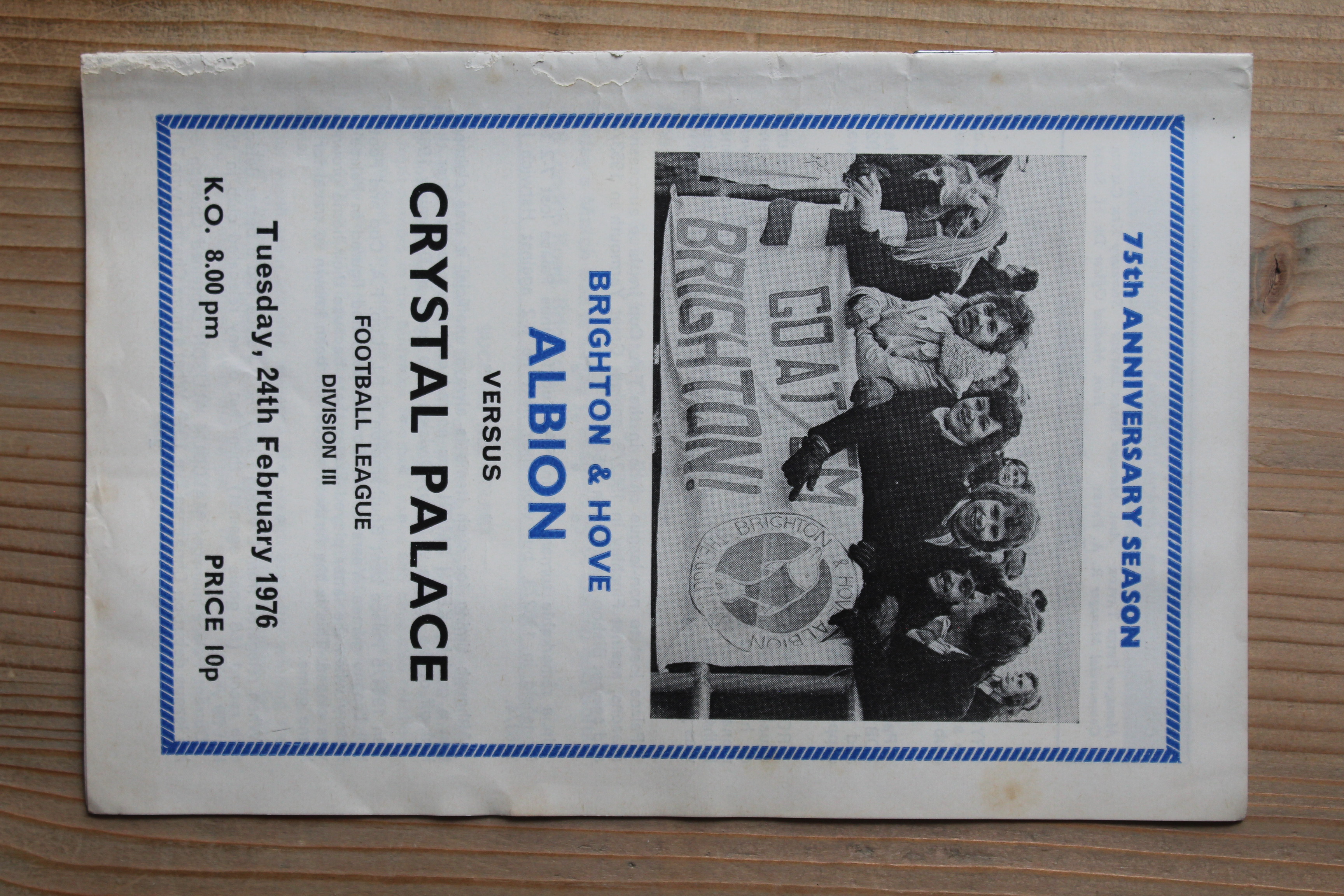 Brighton & Hove Albion FC v Crystal Palace FC