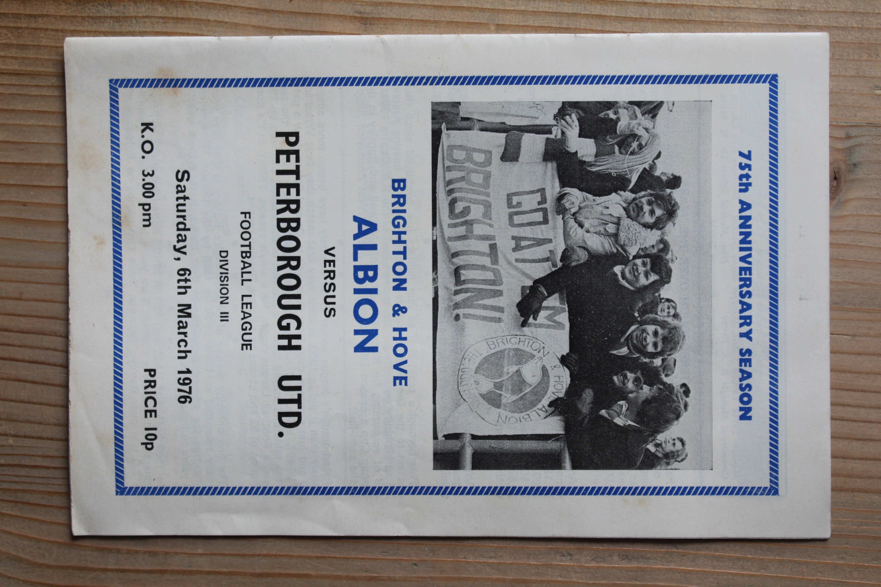 Brighton & Hove Albion FC v Peterborough United FC