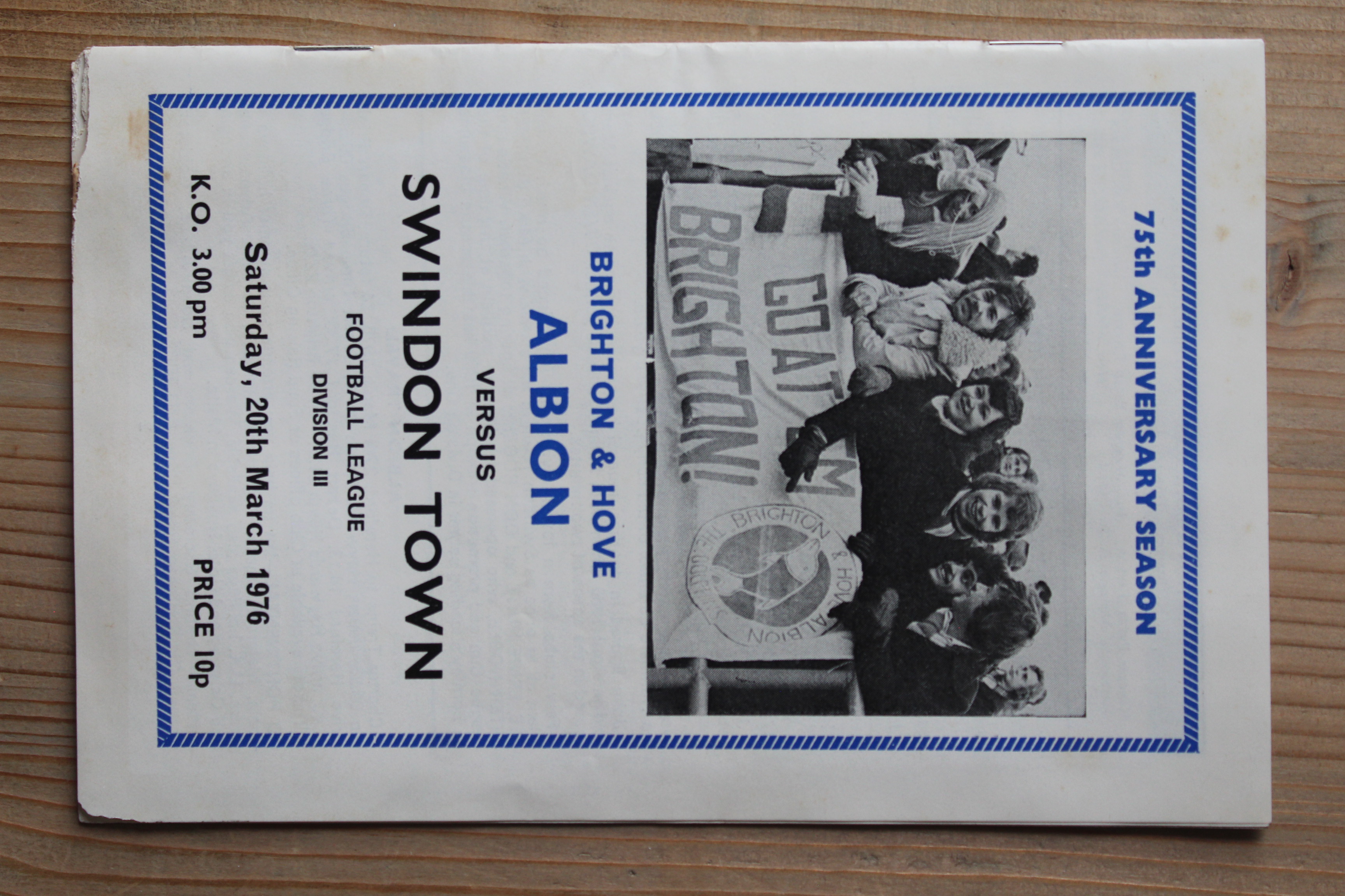 Brighton & Hove Albion FC v Swindon Town FC
