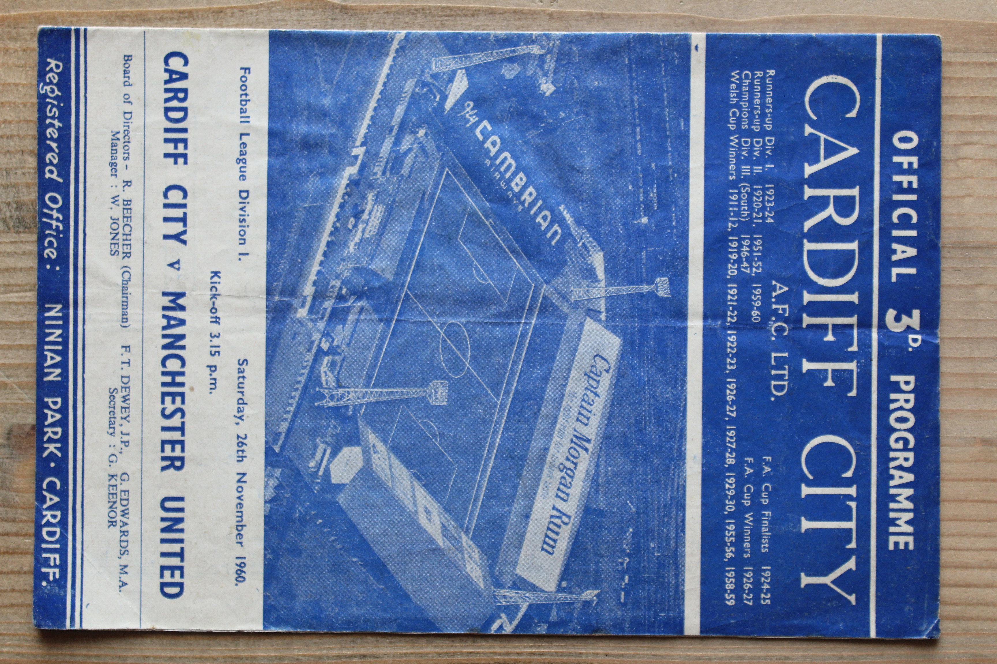 Cardiff City FC v Manchester United FC