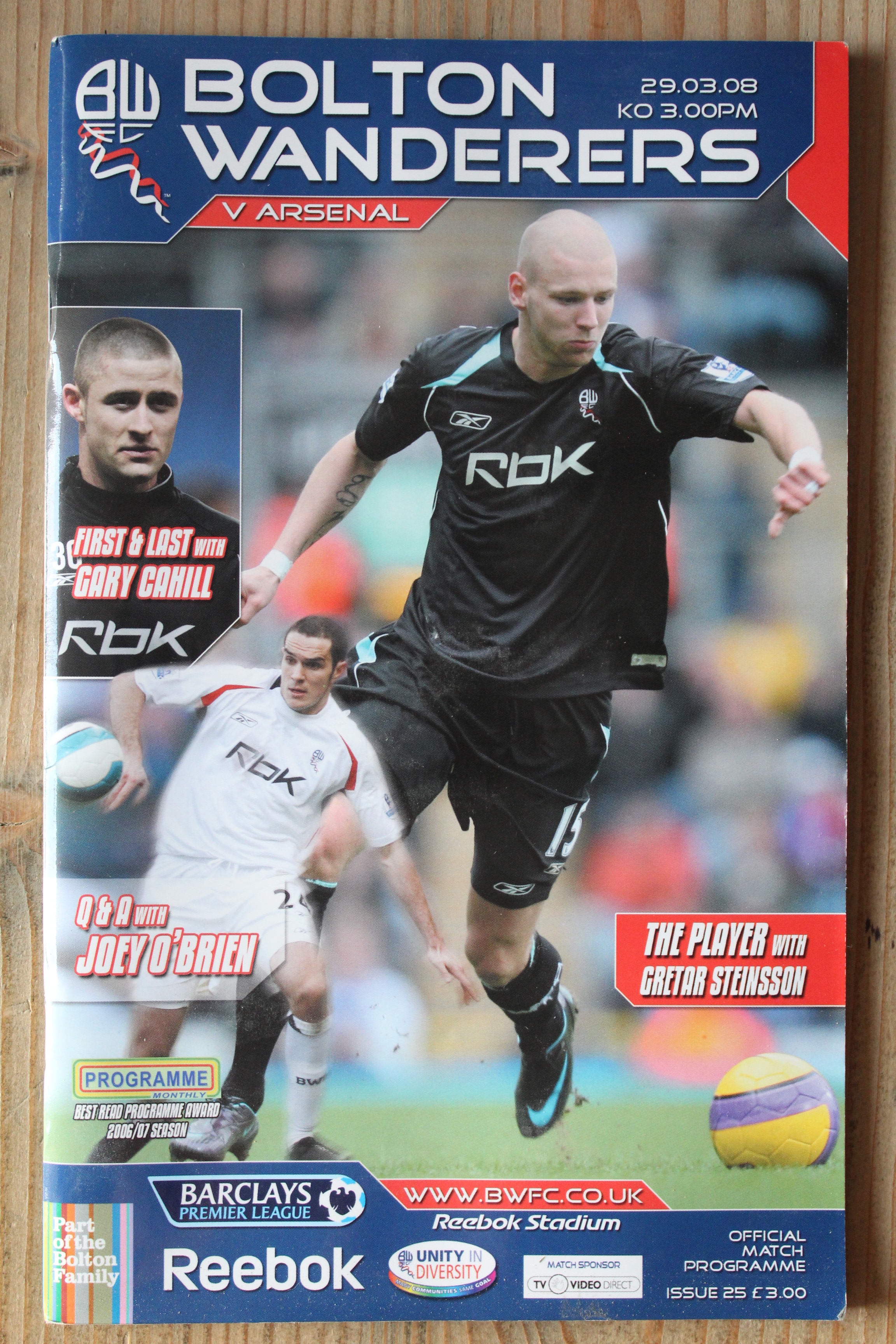 Bolton Wanderers FC v Arsenal FC