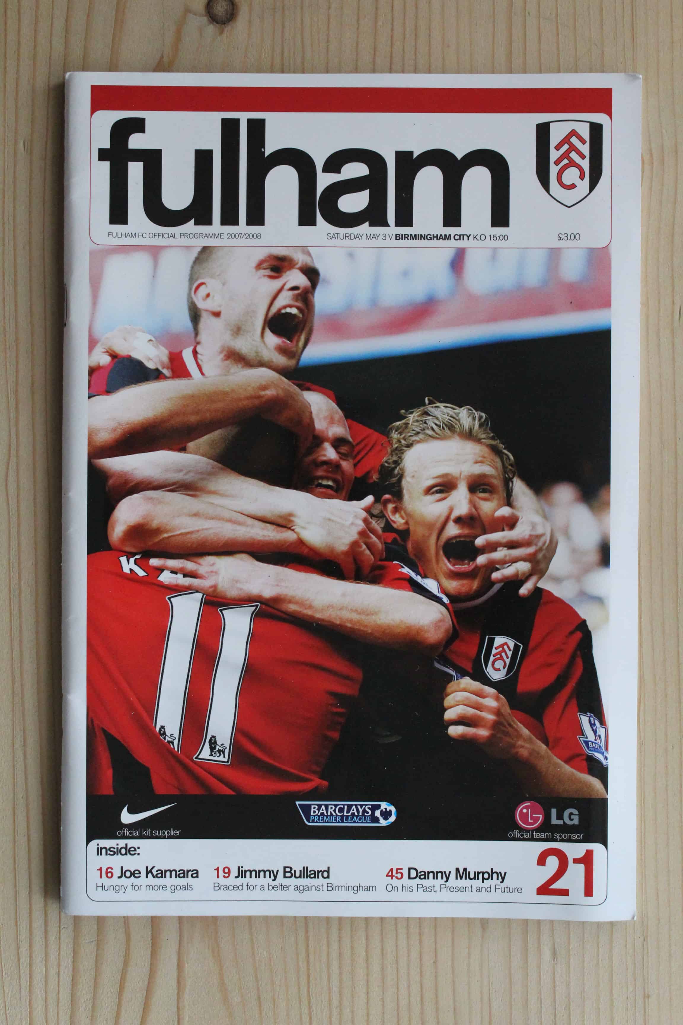 Fulham FC v Birmingham City FC