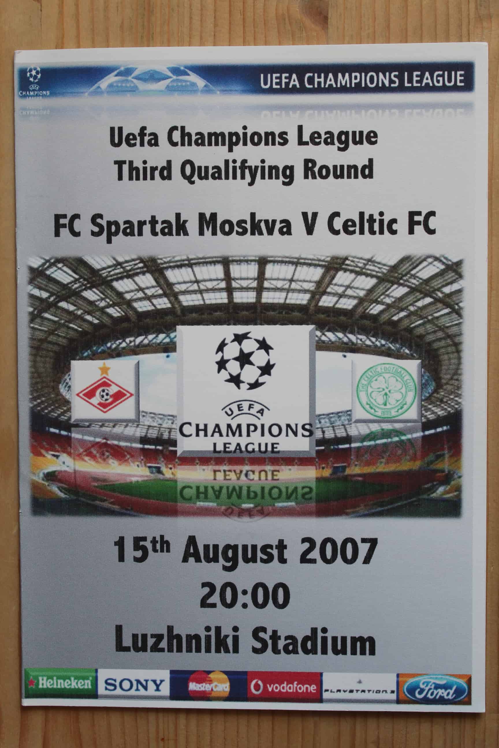 Spartak Moscow v Celtic (Glasgow) FC