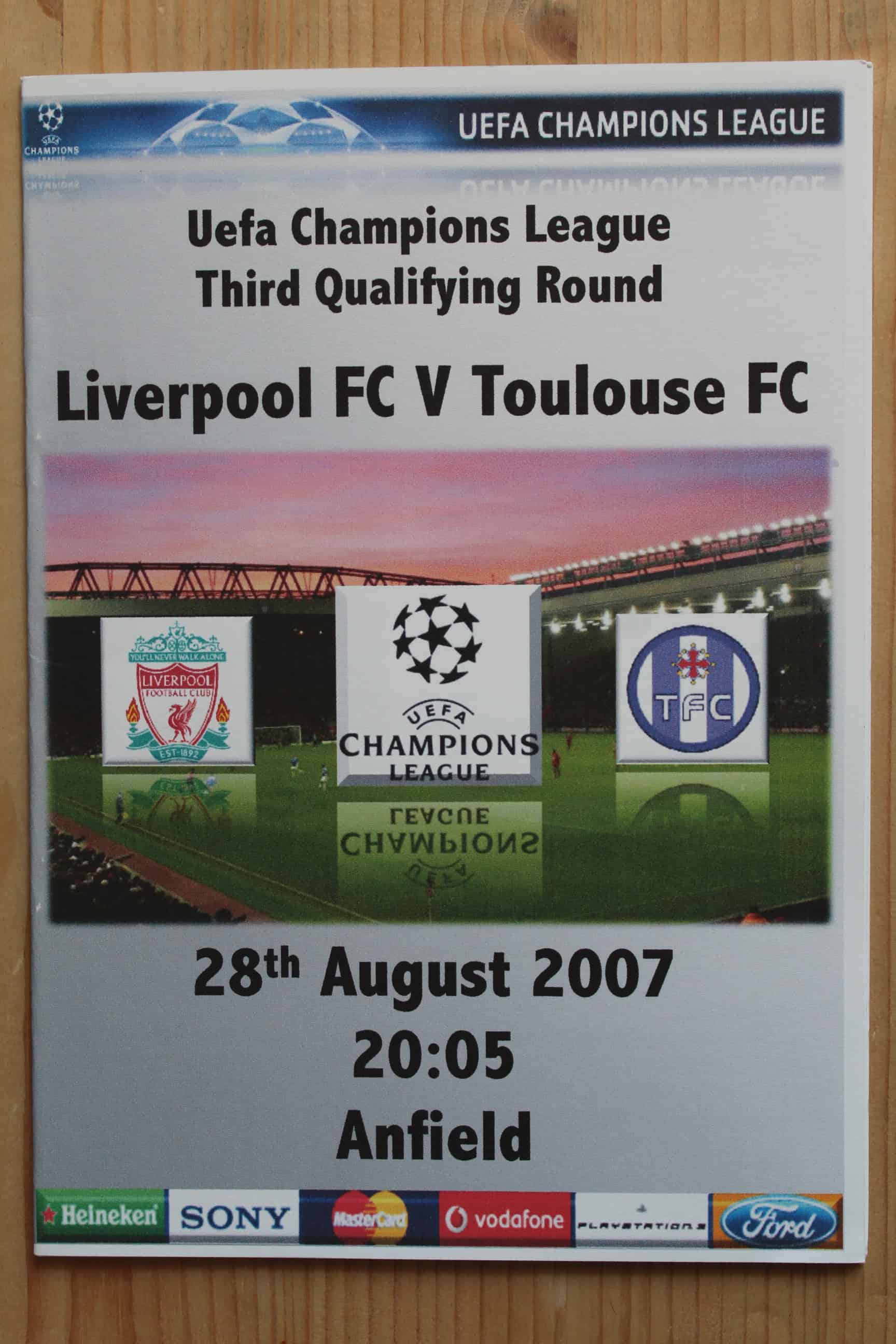 Liverpool FC v Toulouse