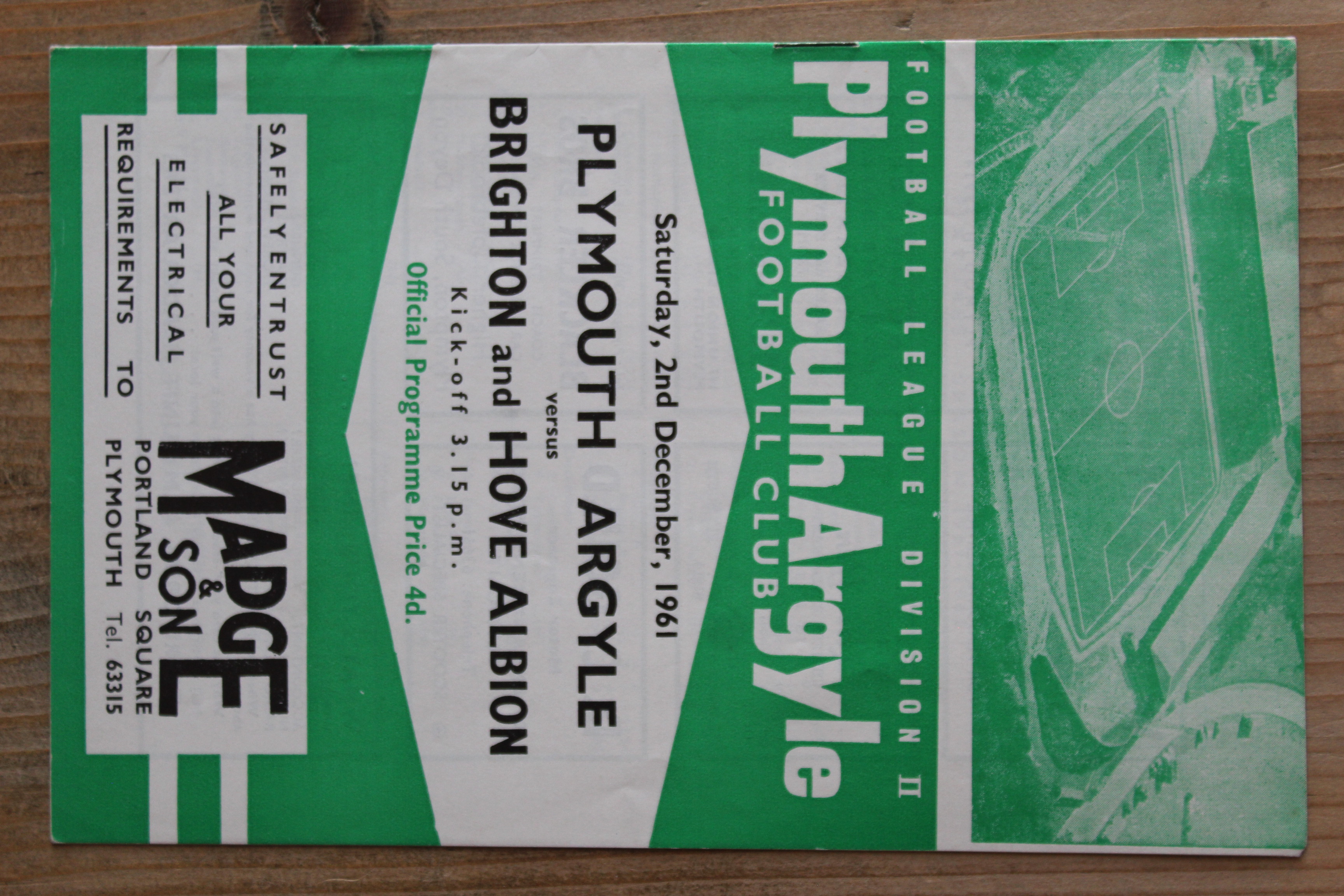 Plymouth Argyle FC v Brighton & Hove Albion FC