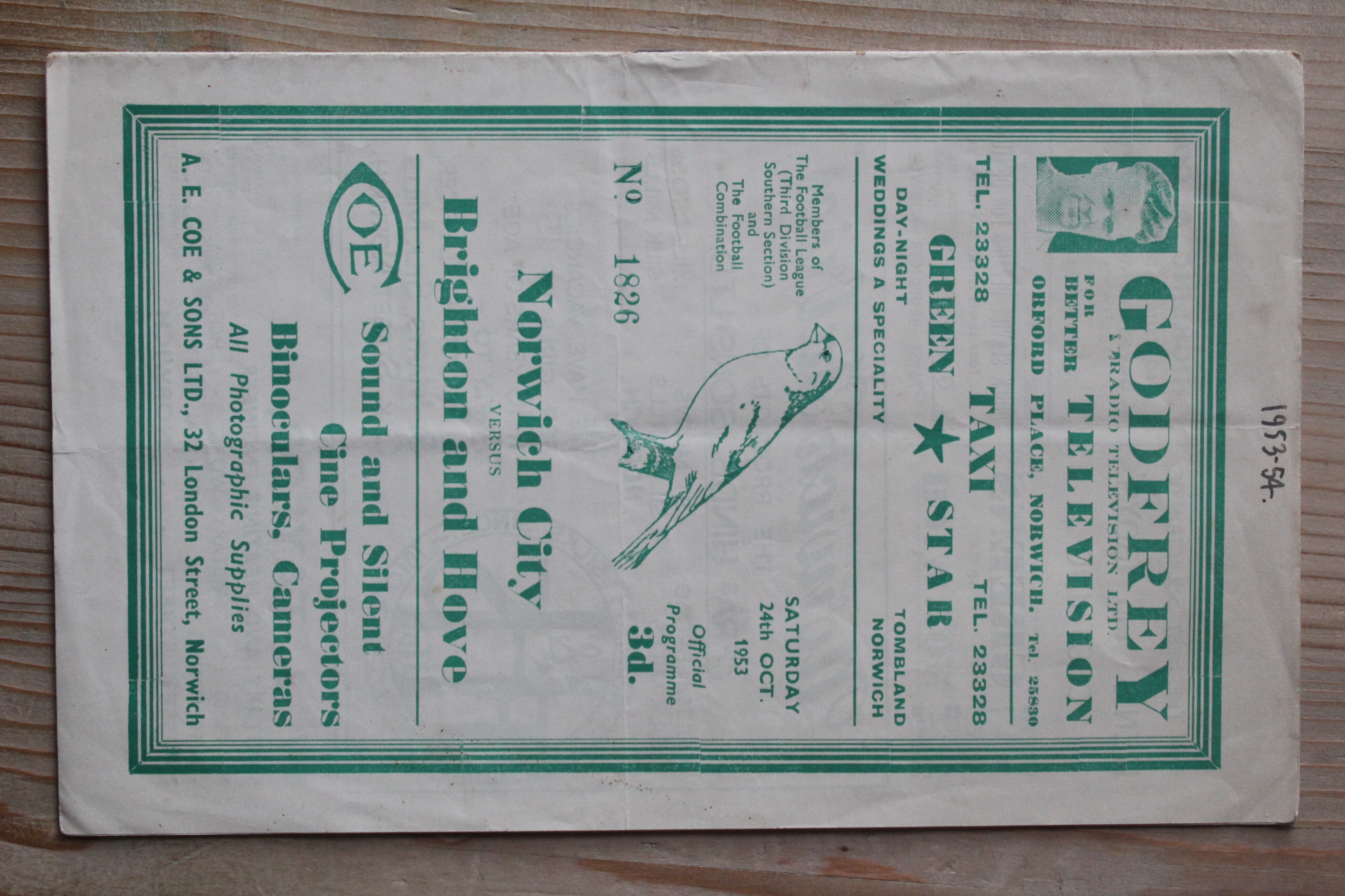 Norwich City FC v Brighton & Hove Albion FC
