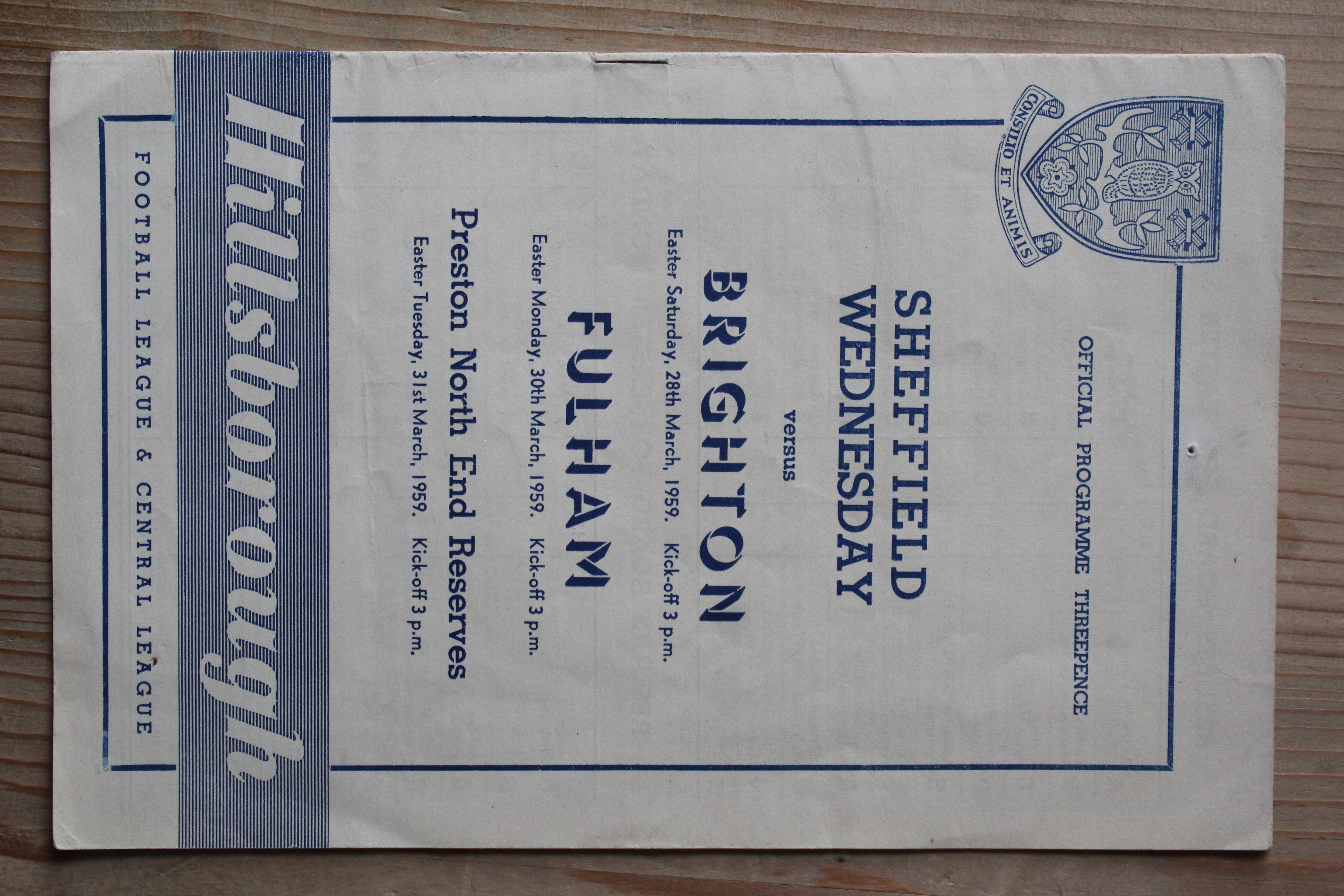 Sheffield Wednesday FC  v Fulham FC