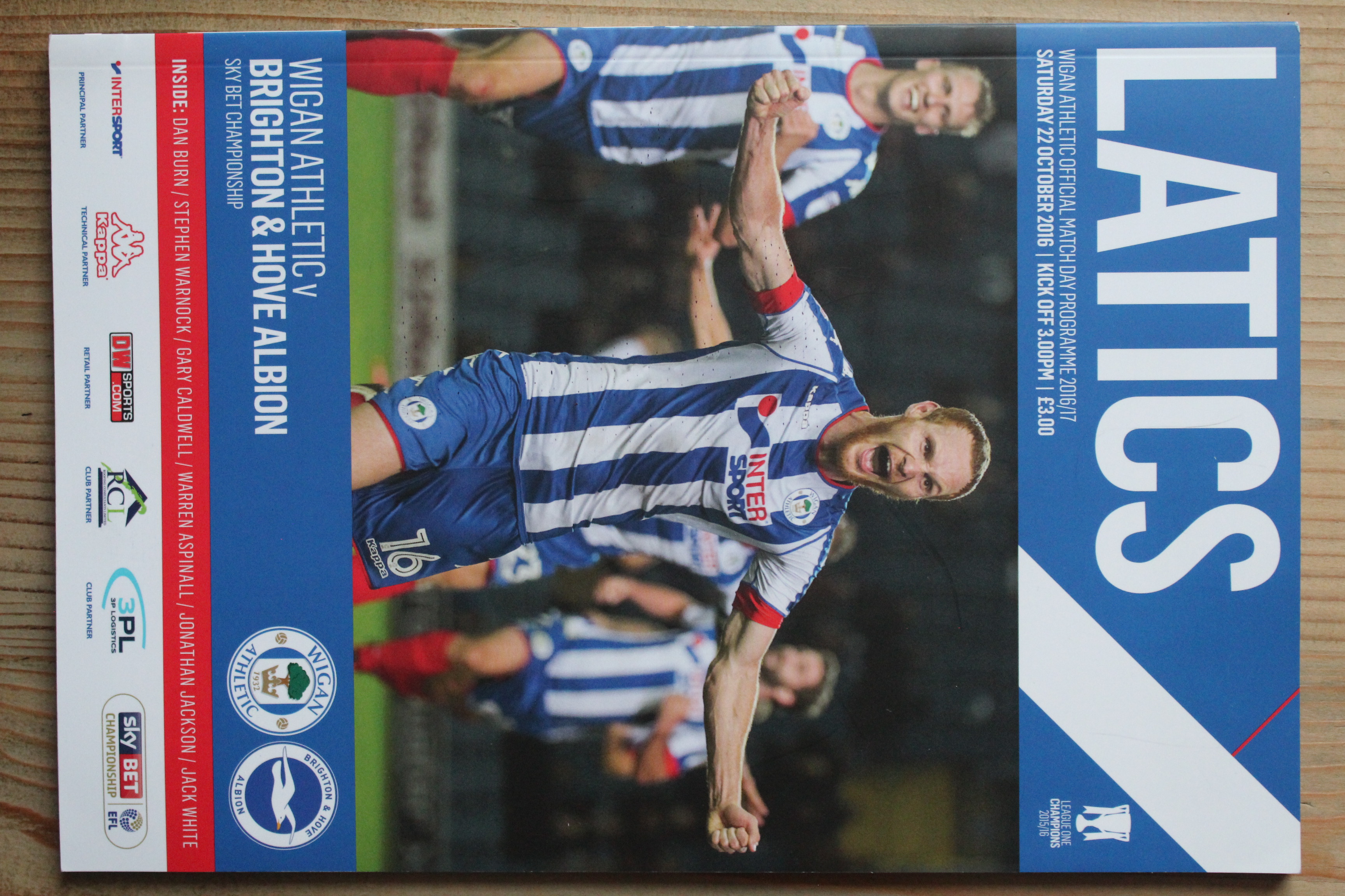 Wigan Athletic FC v Brighton & Hove Albion FC