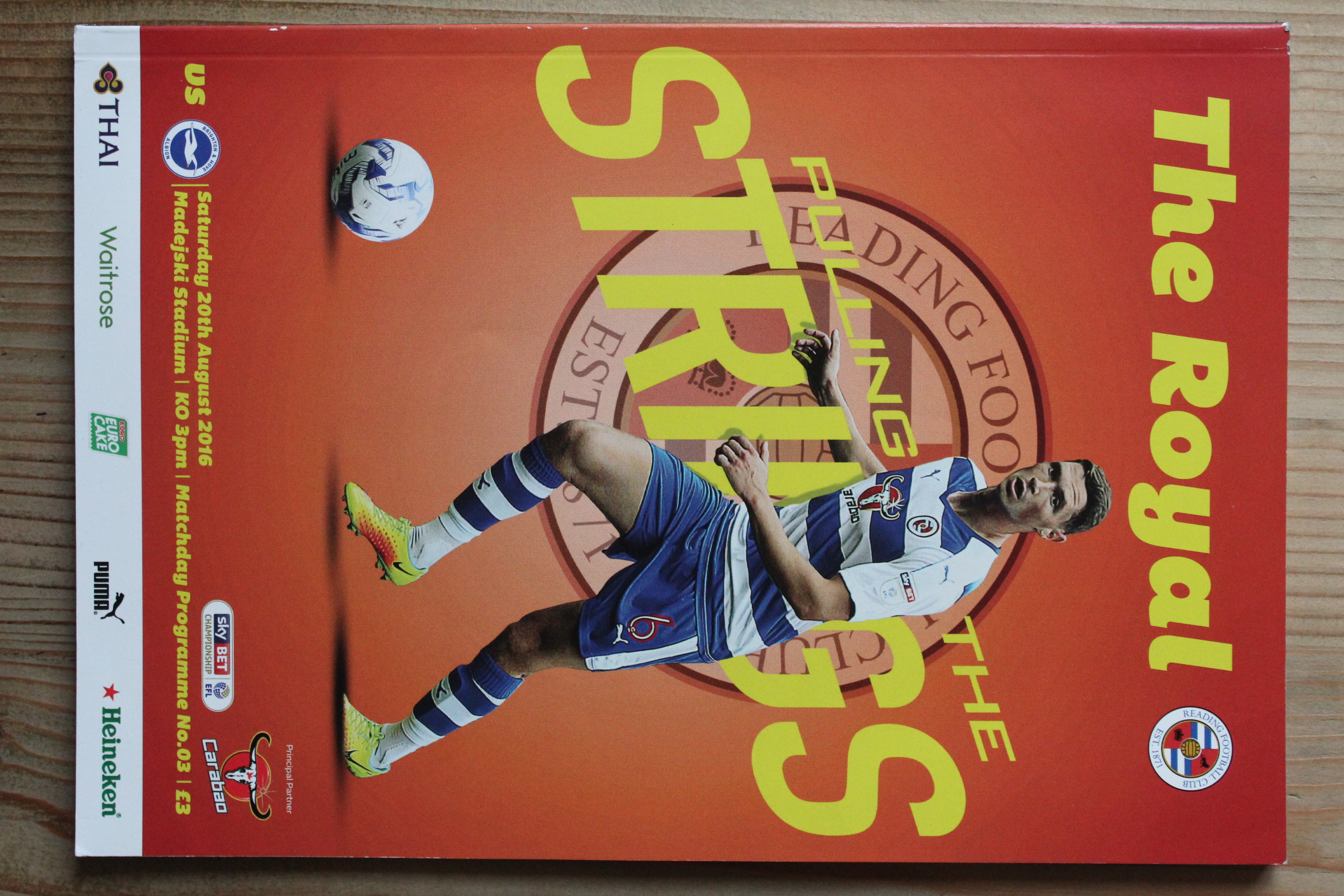 Reading FC v Brighton & Hove Albion FC