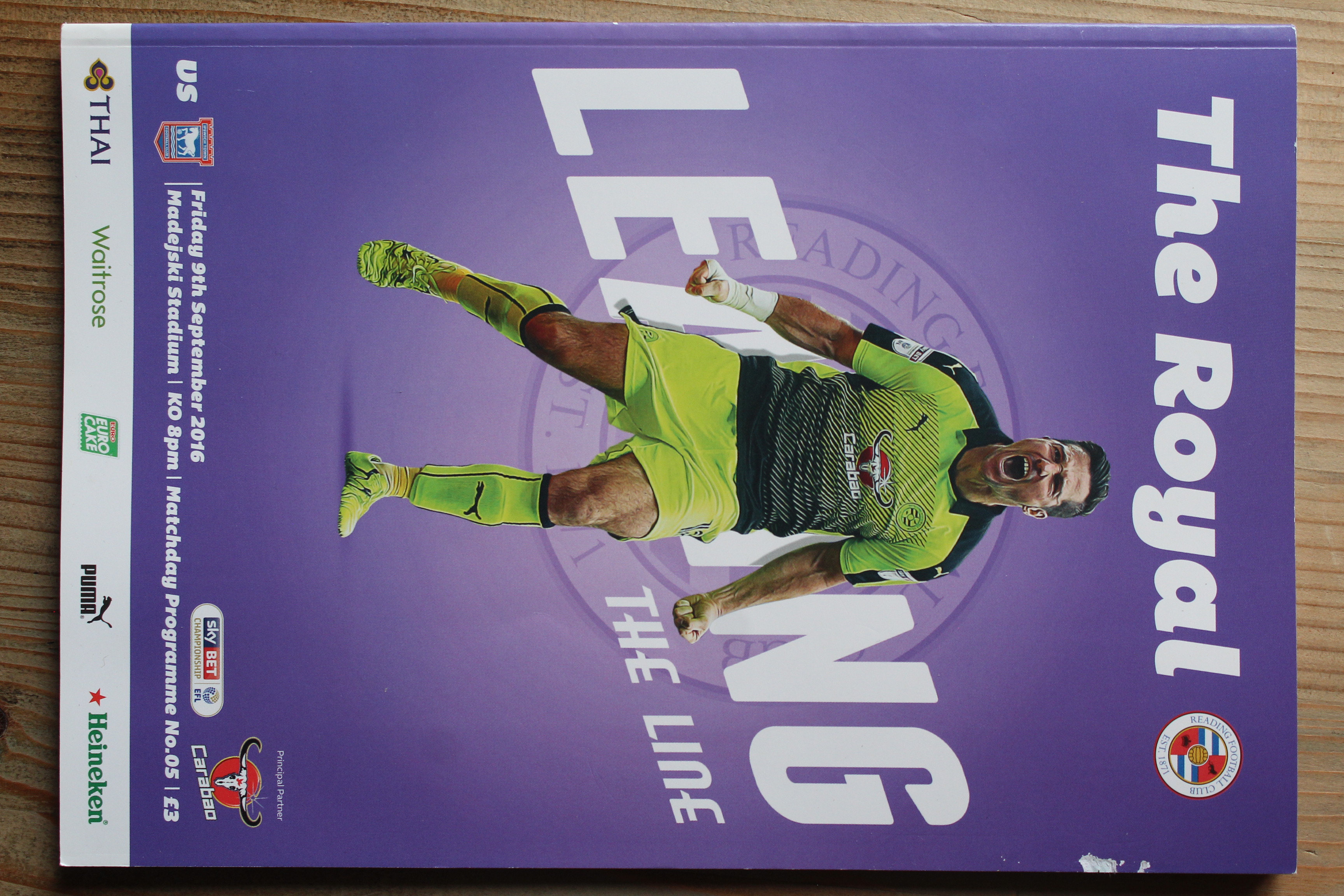 Reading FC v Ipswich Town FC