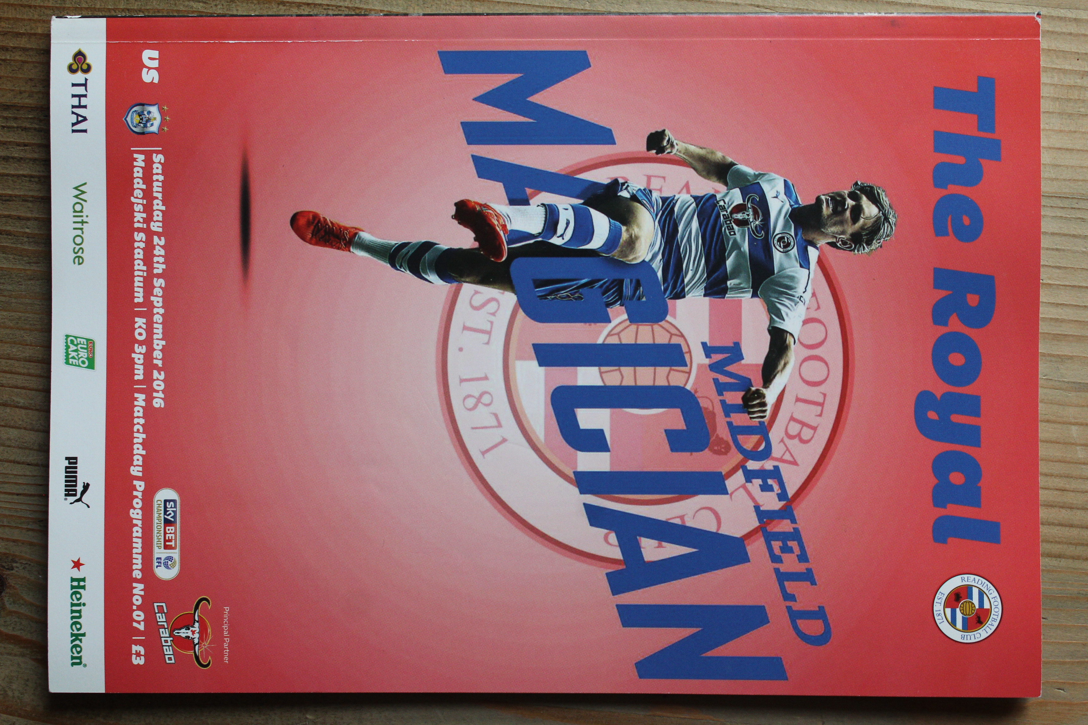 Reading FC v Huddersfield Town FC