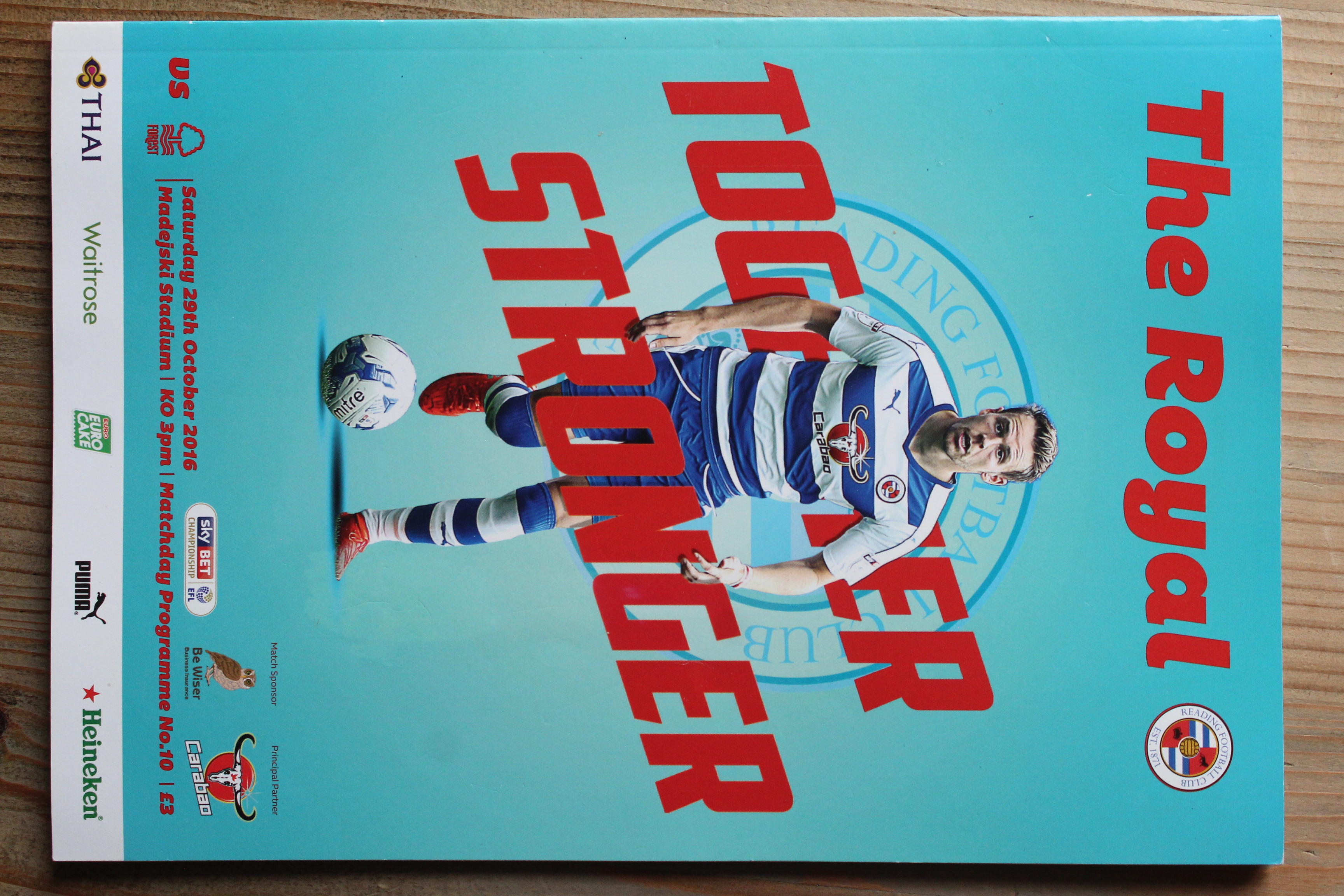 Reading FC v Nottingham Forest FC