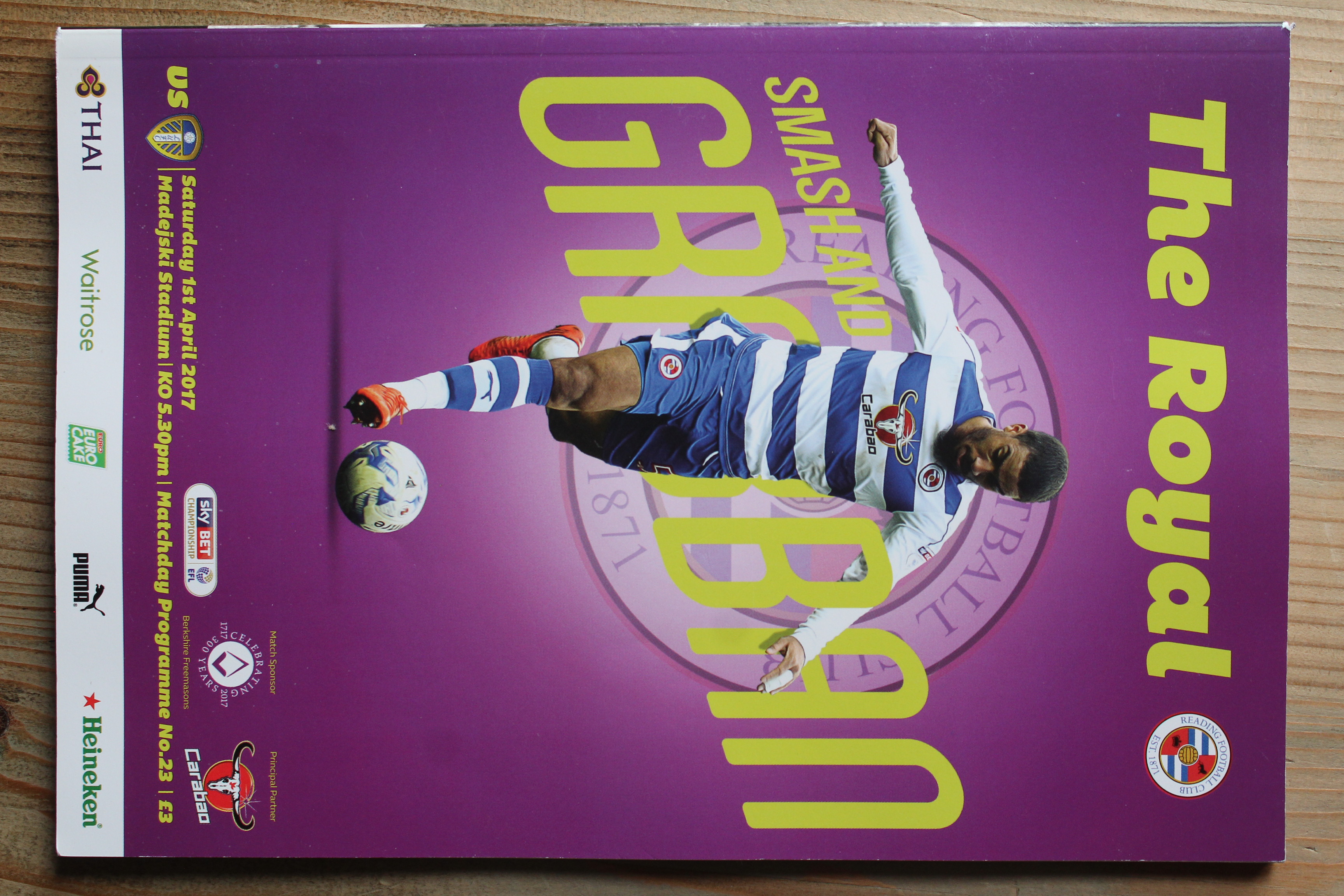 Reading FC v Leeds United FC