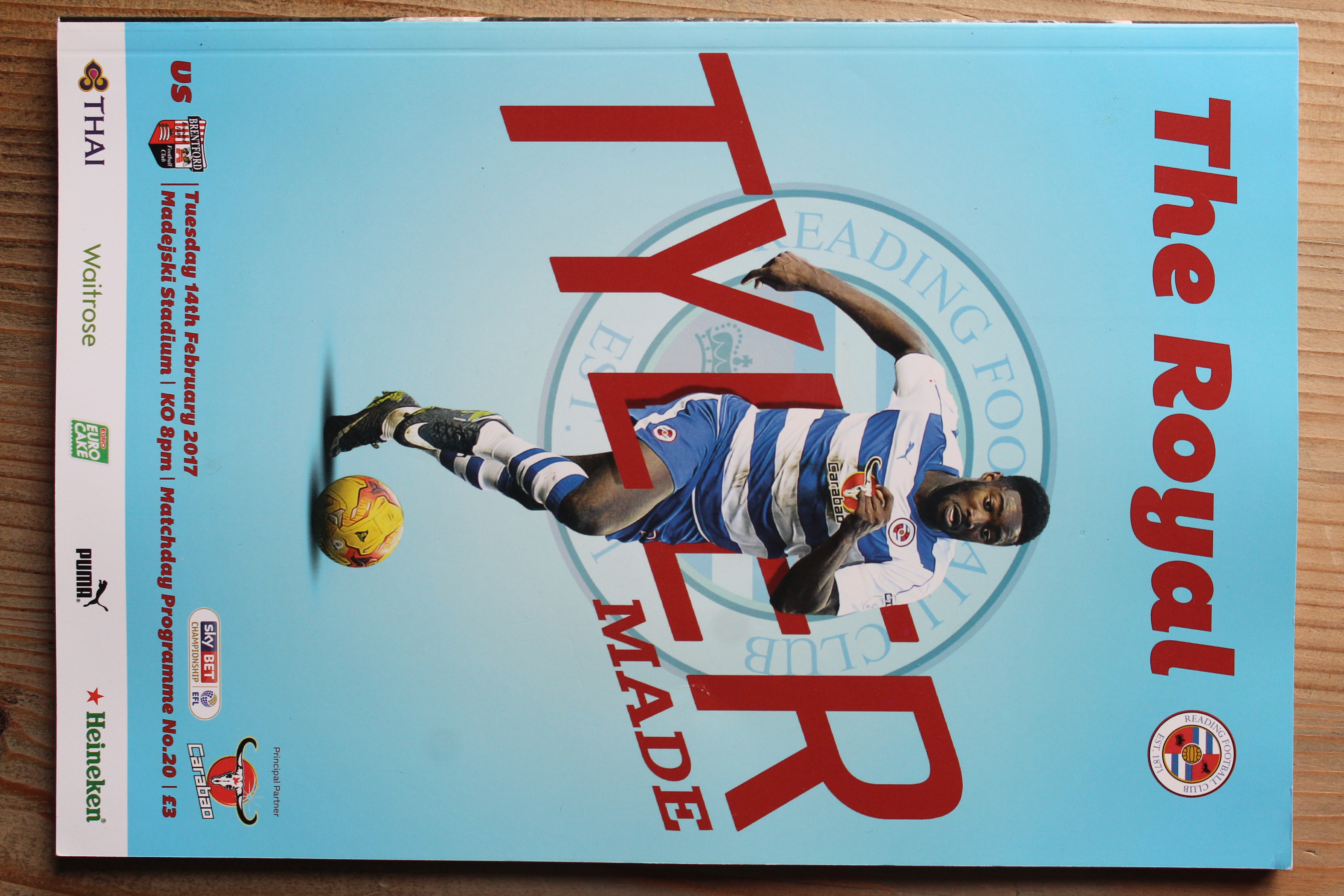 Reading FC v Brentford FC