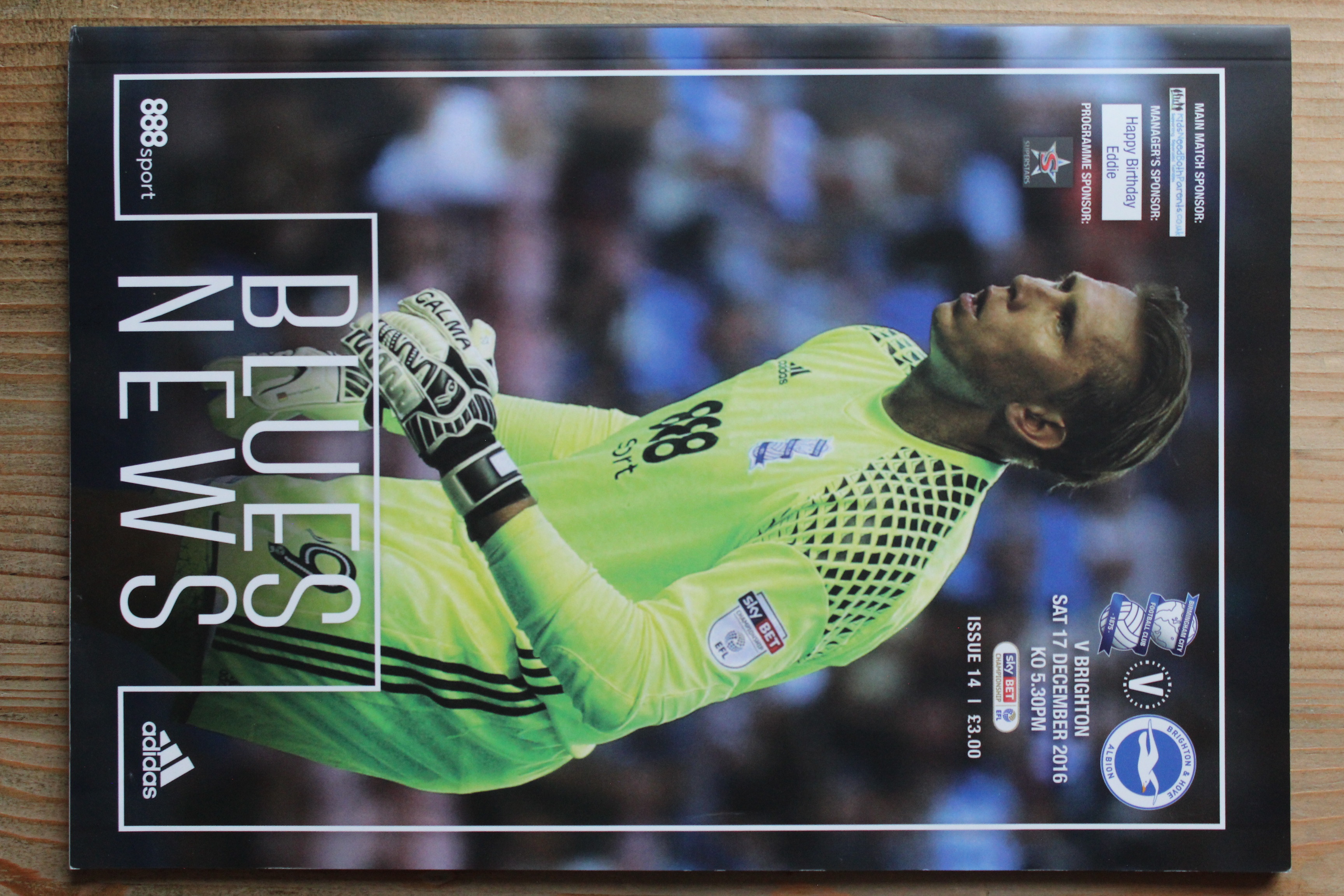 Birmingham City FC v Brighton & Hove Albion FC