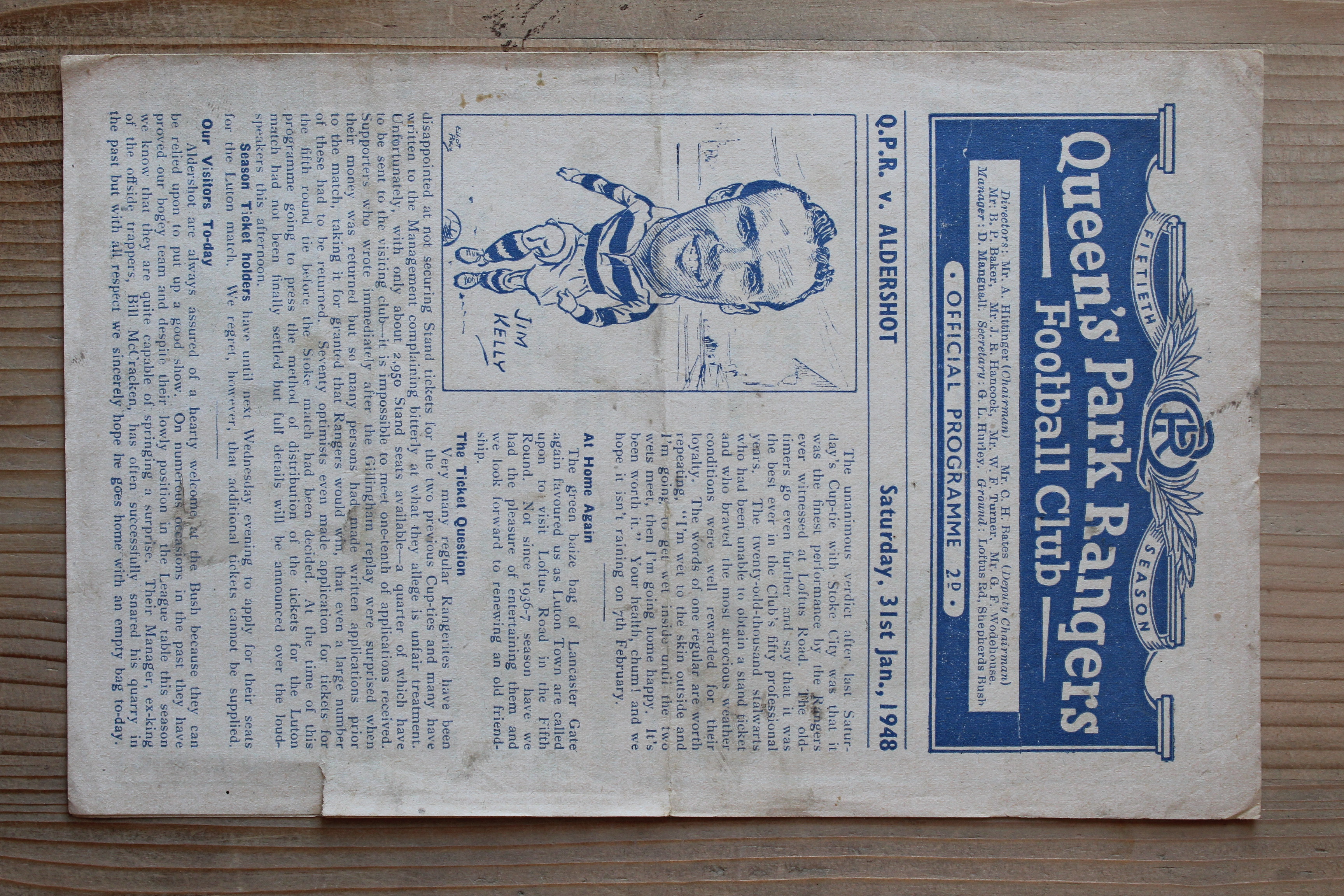Queens Park Rangers FC v Aldershot F.C