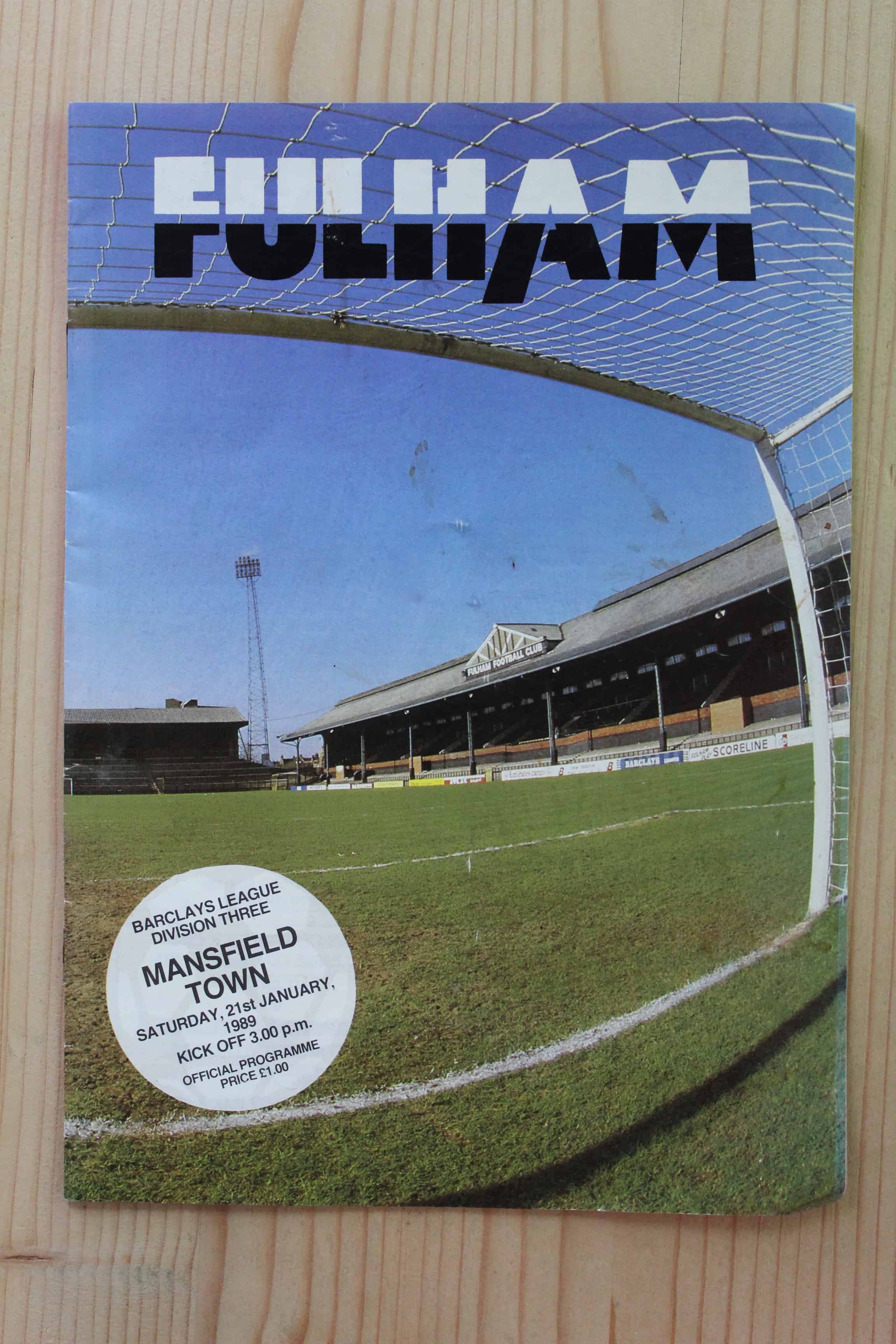 Fulham FC v Mansfield Town FC