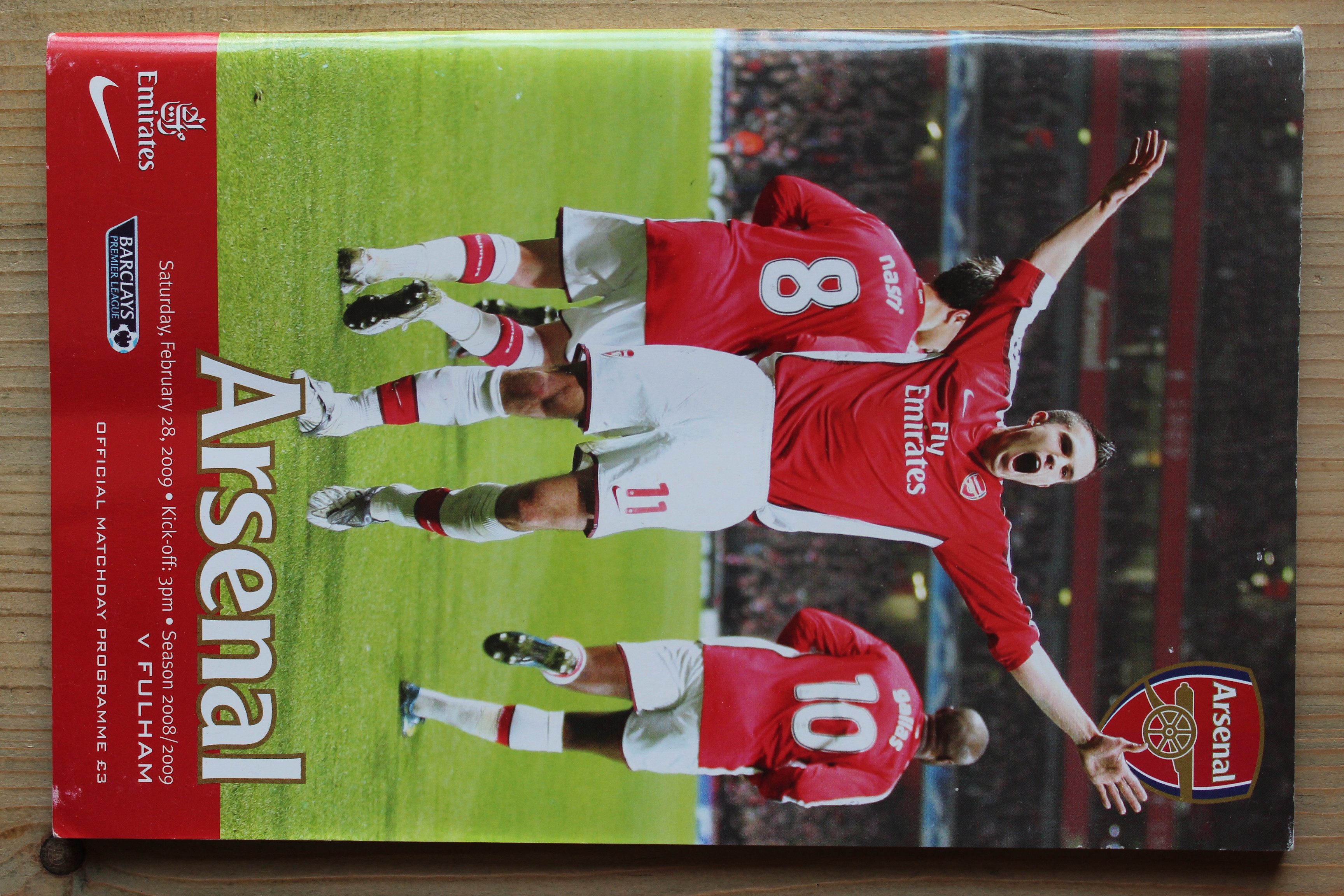 Arsenal FC v Fulham FC