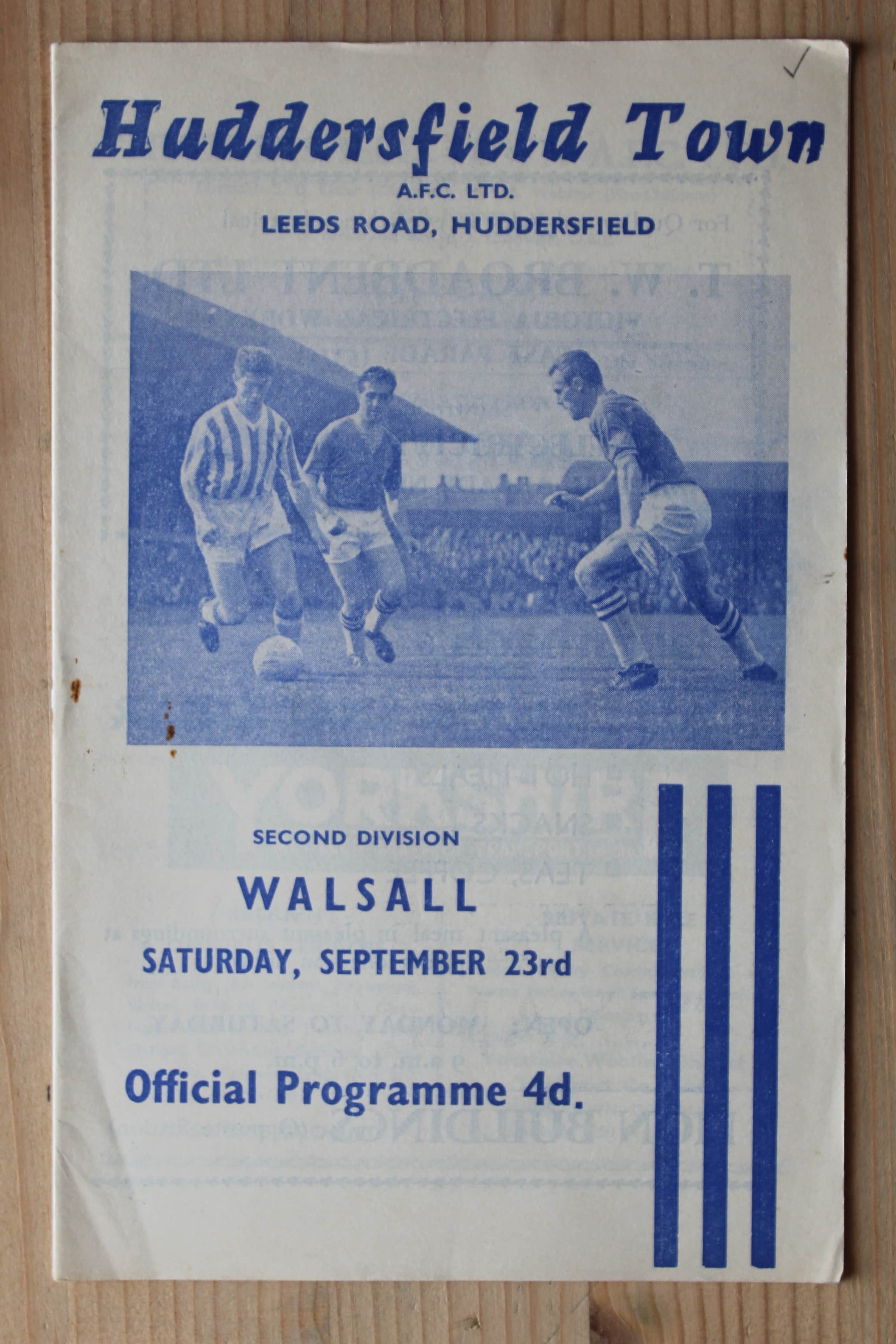 Huddersfield Town FC v Walsall FC