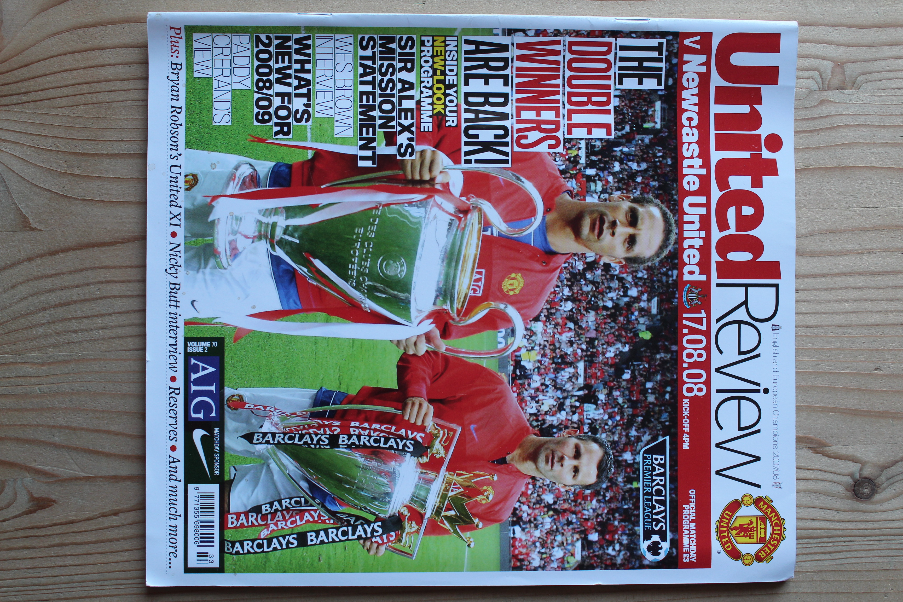 Manchester United FC v Newcastle United FC