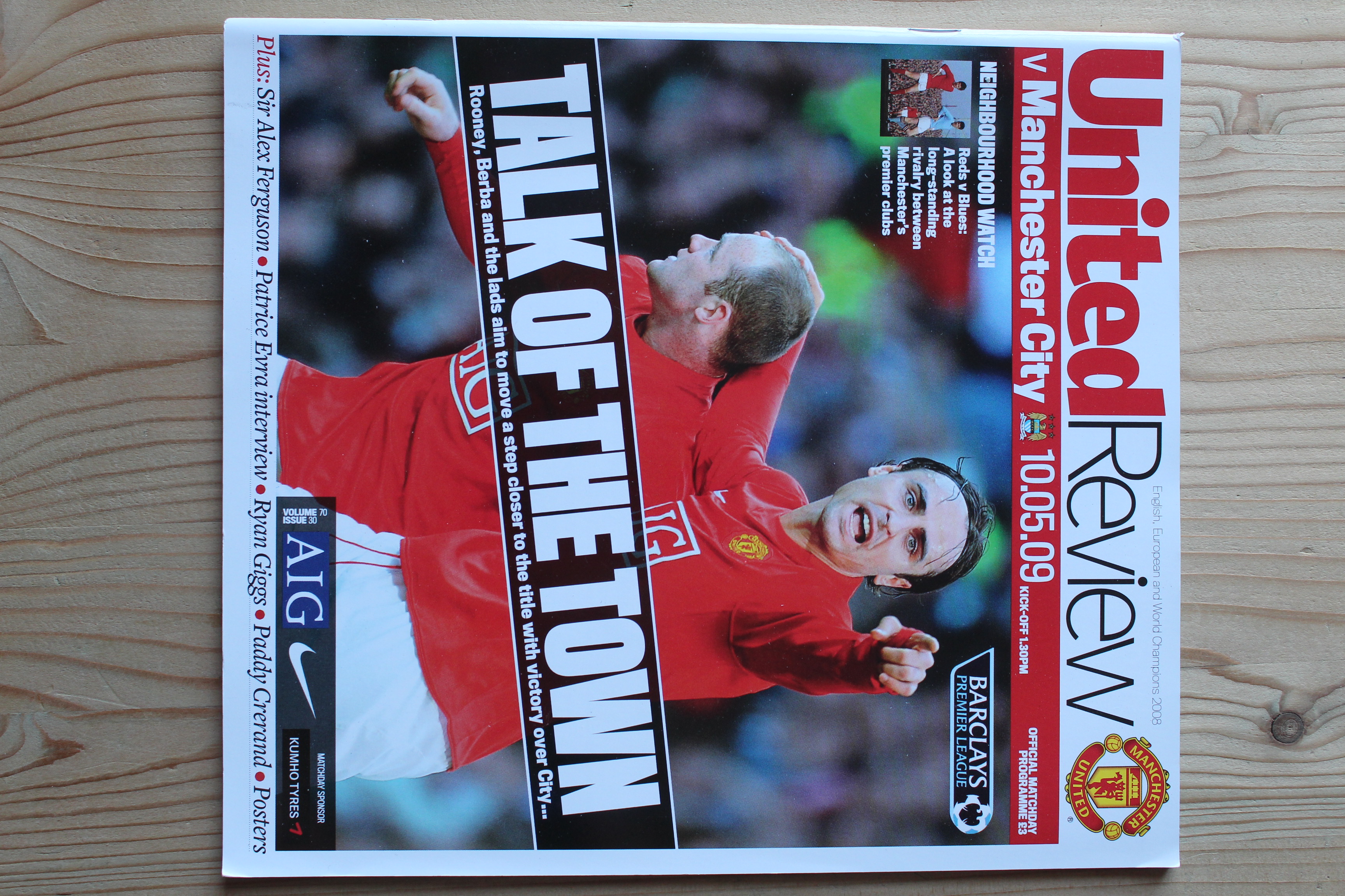 Manchester United FC v Manchester City FC