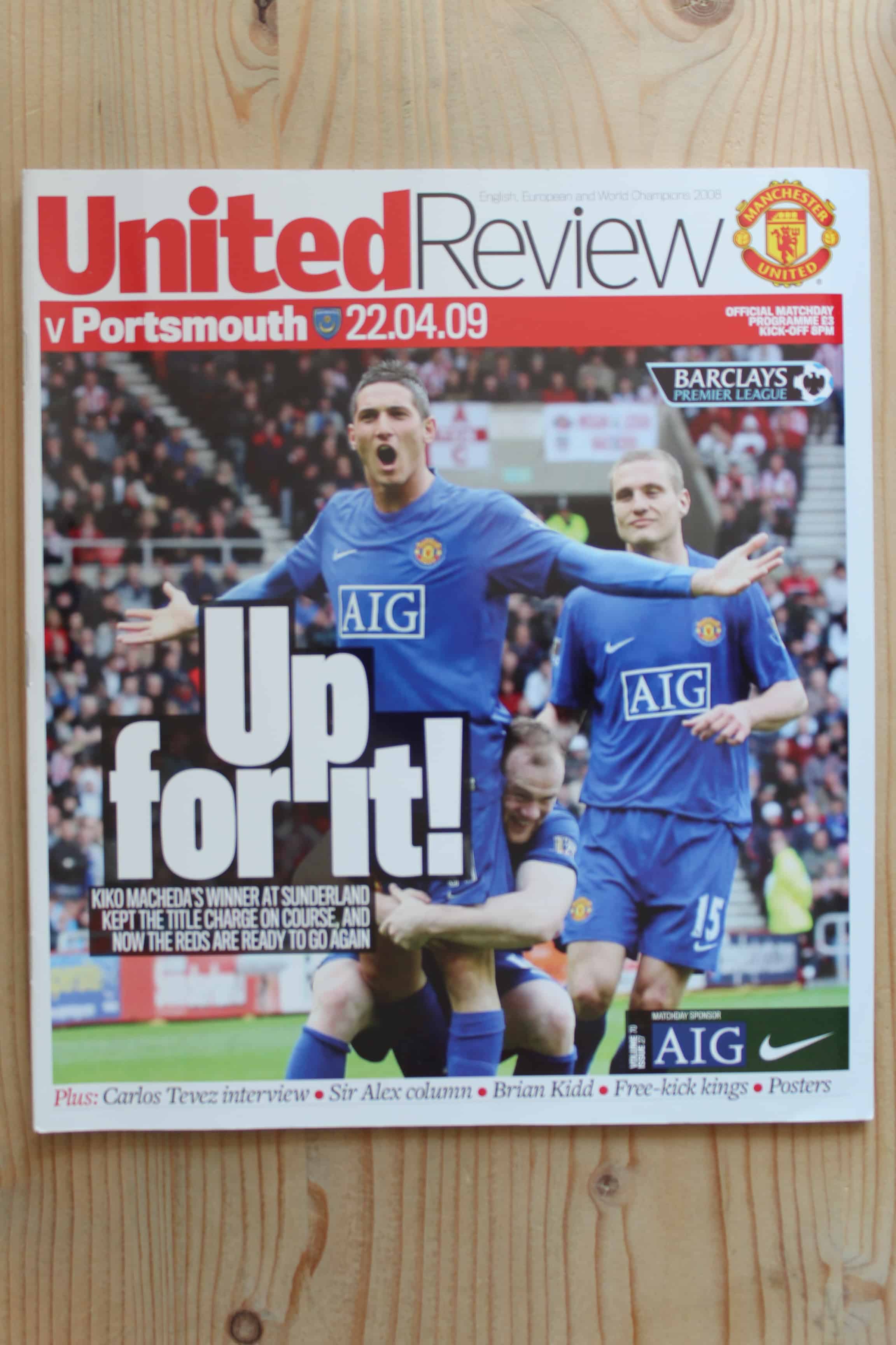 Manchester United FC v Portsmouth FC