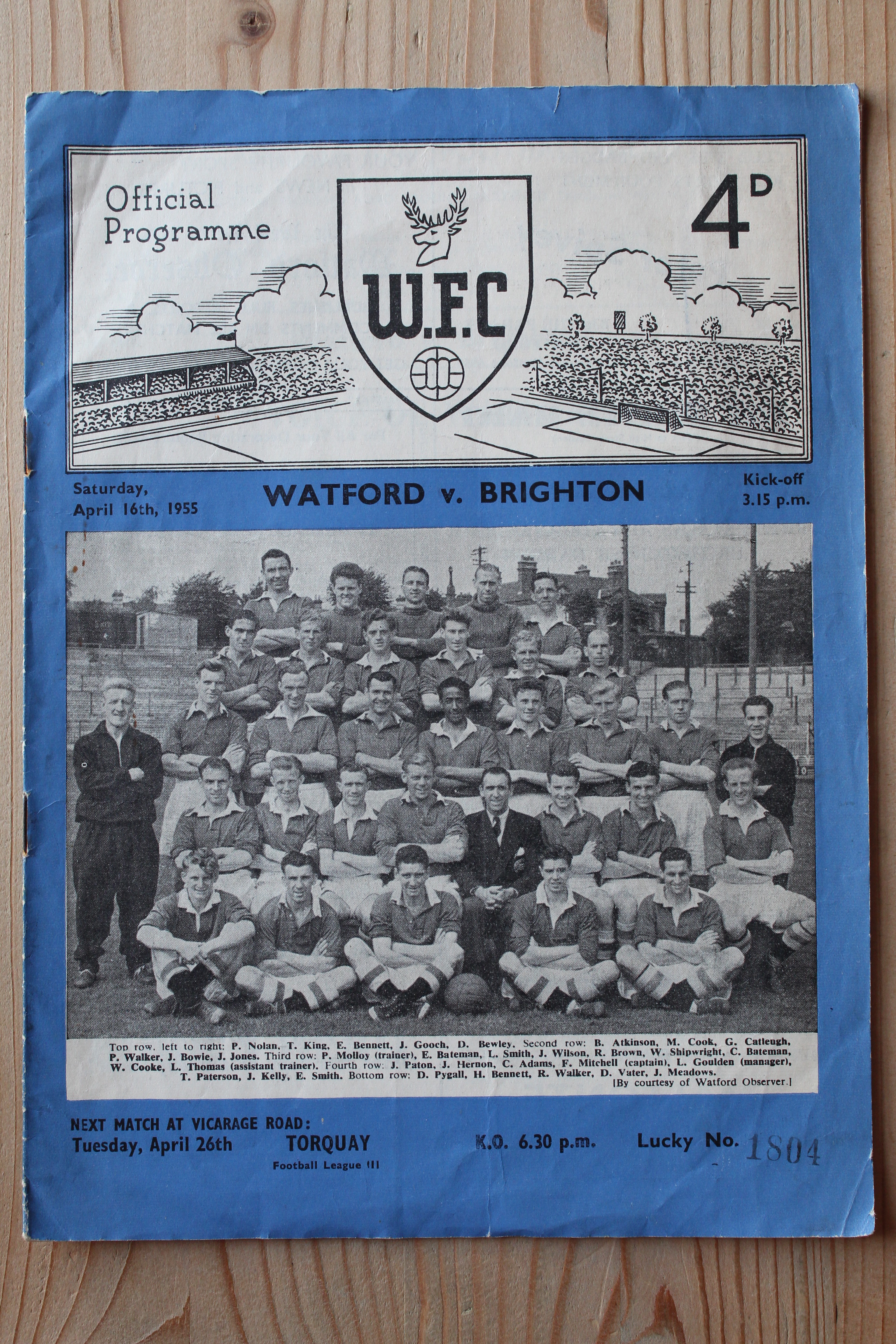 Watford FC v Brighton & Hove Albion FC