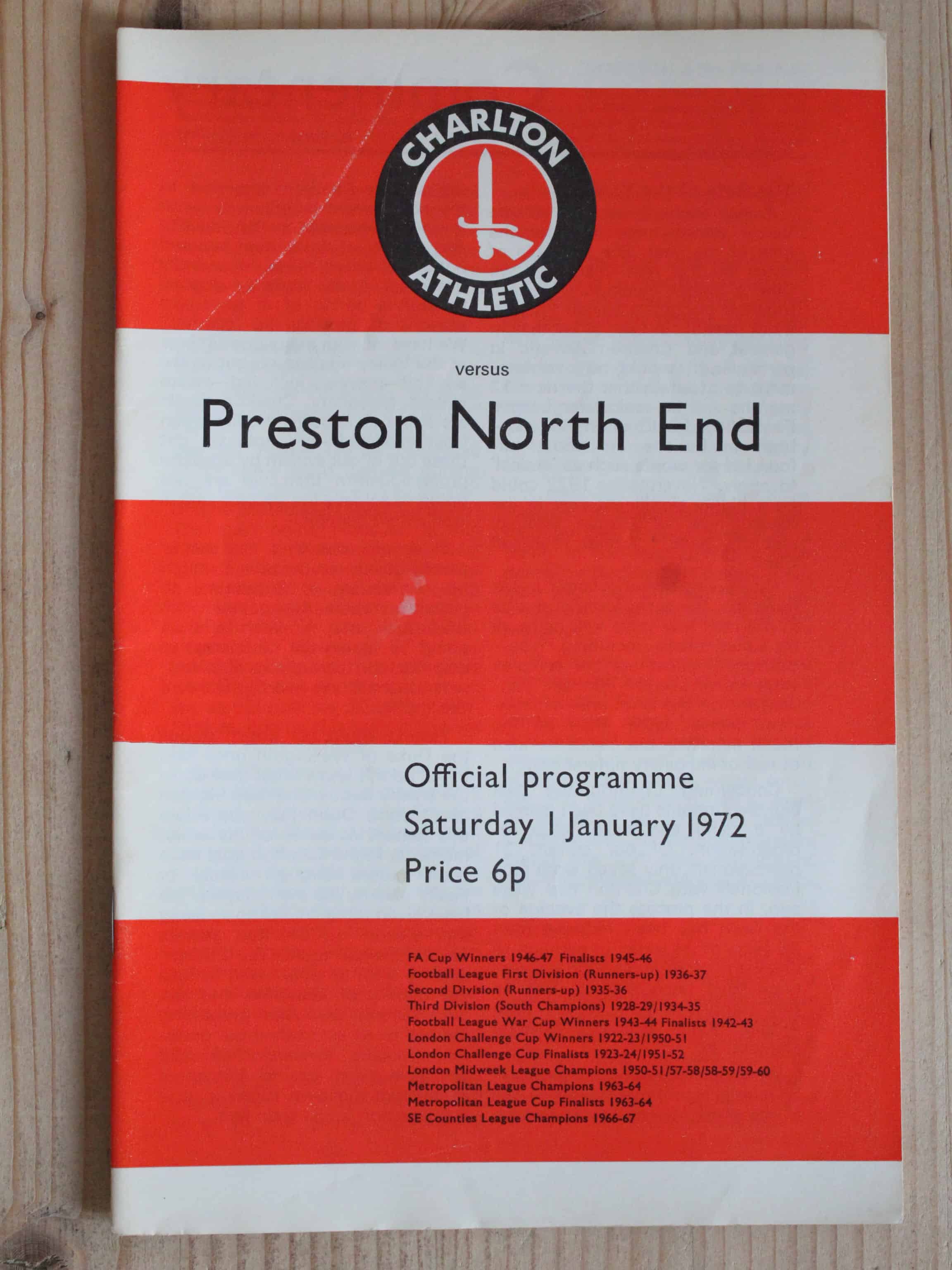 Charlton Athletic FC v Preston North End FC