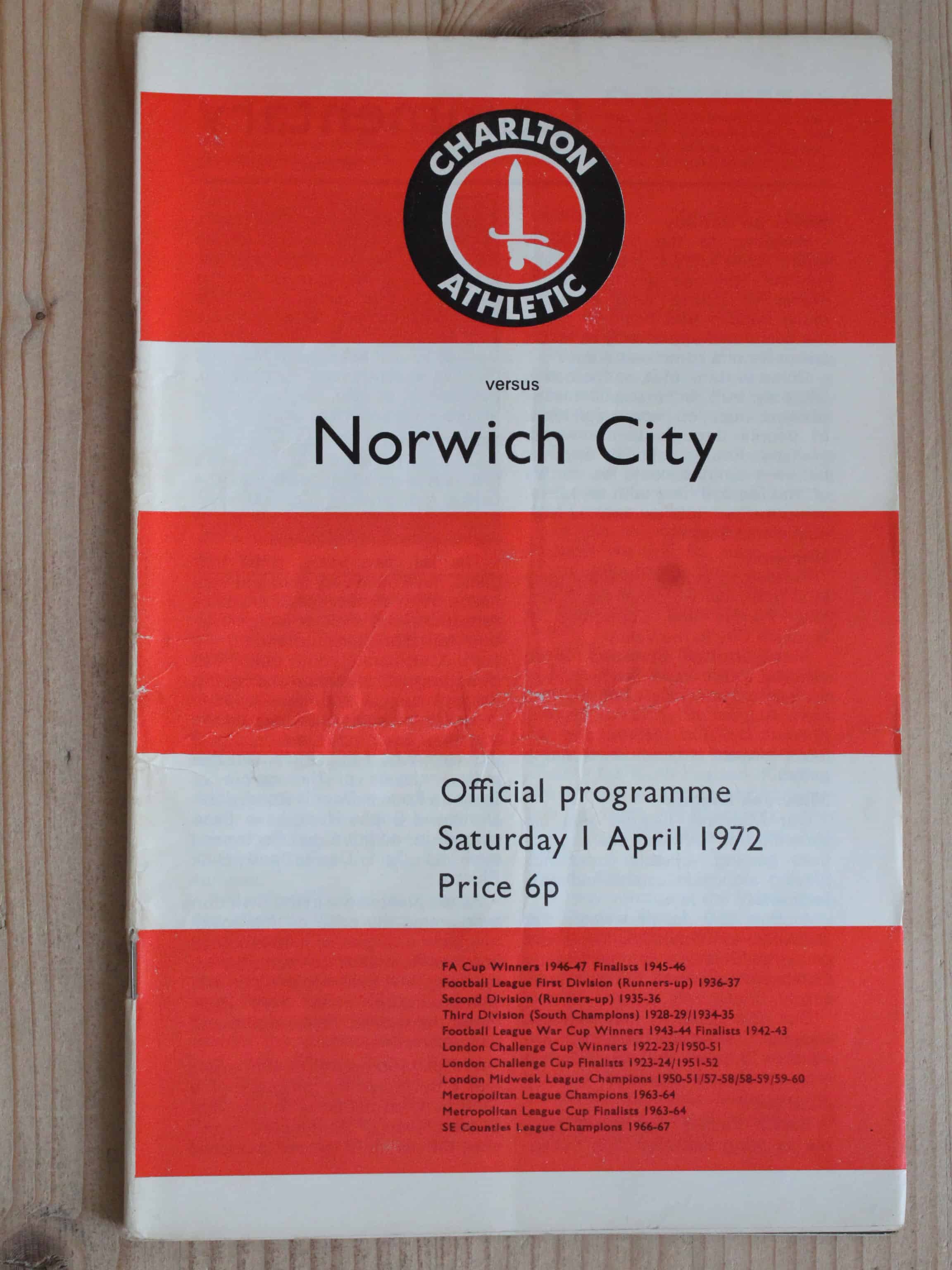 Charlton Athletic FC v Norwich City FC