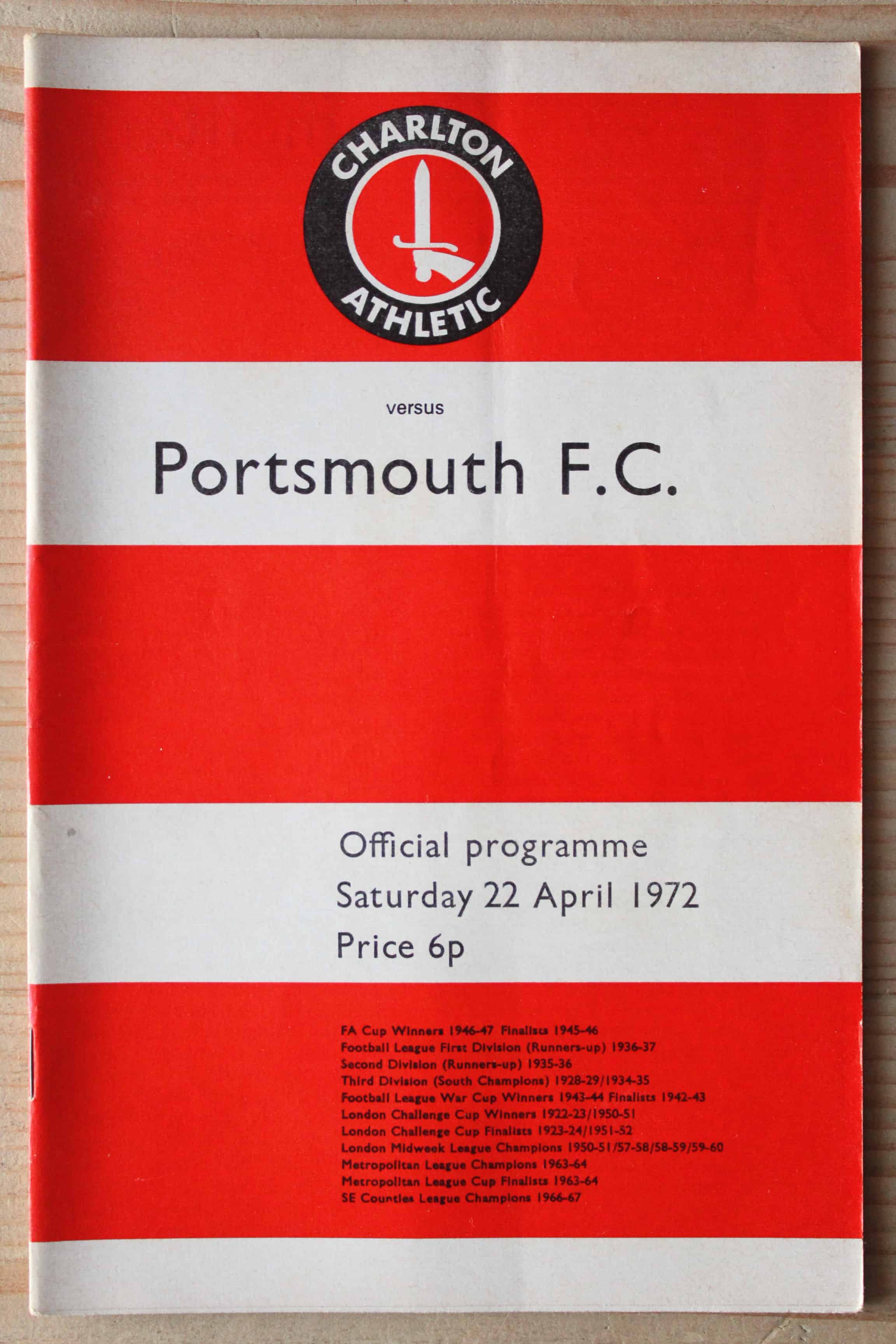 Charlton Athletic FC v Portsmouth FC