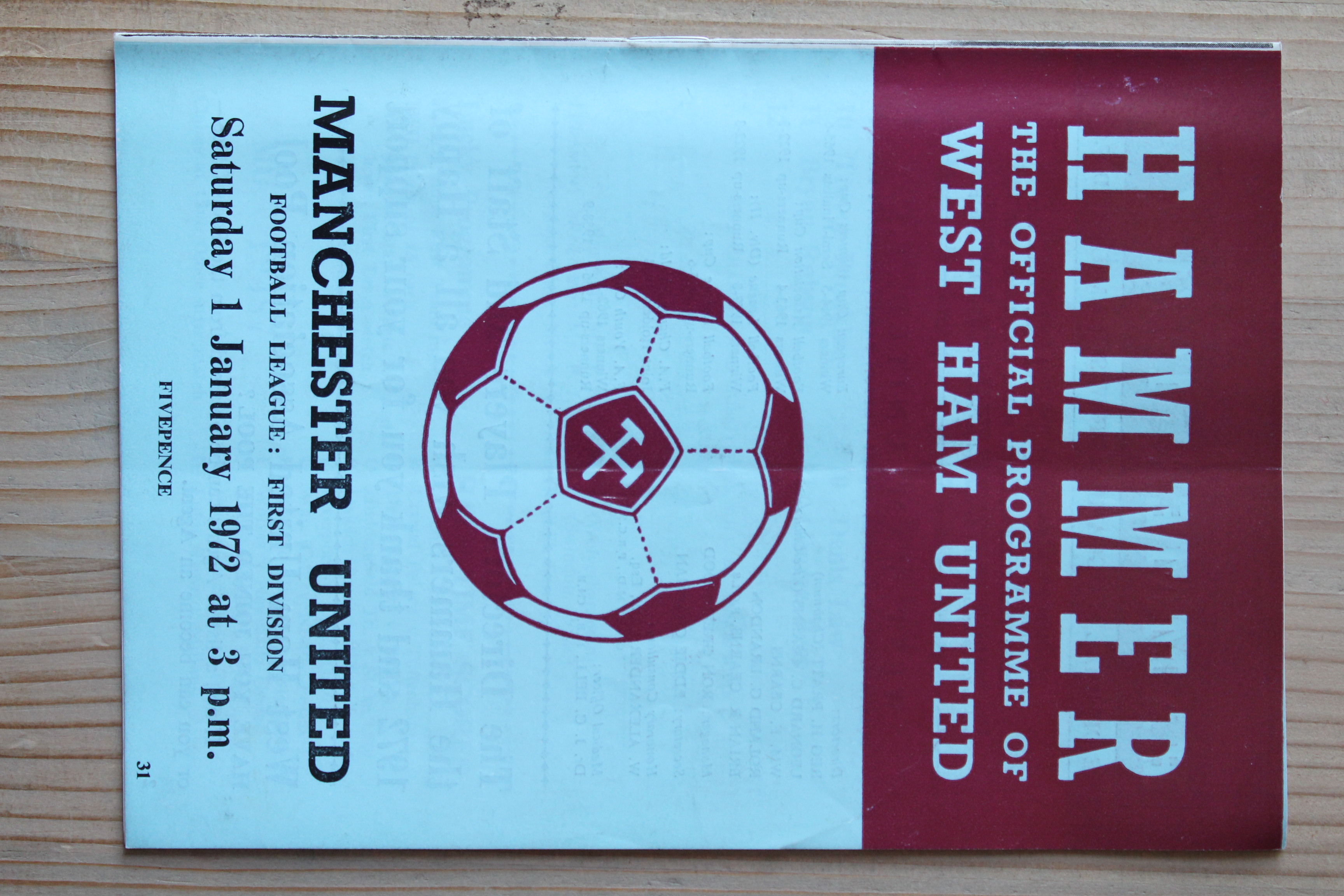 West Ham United FC v Manchester United FC