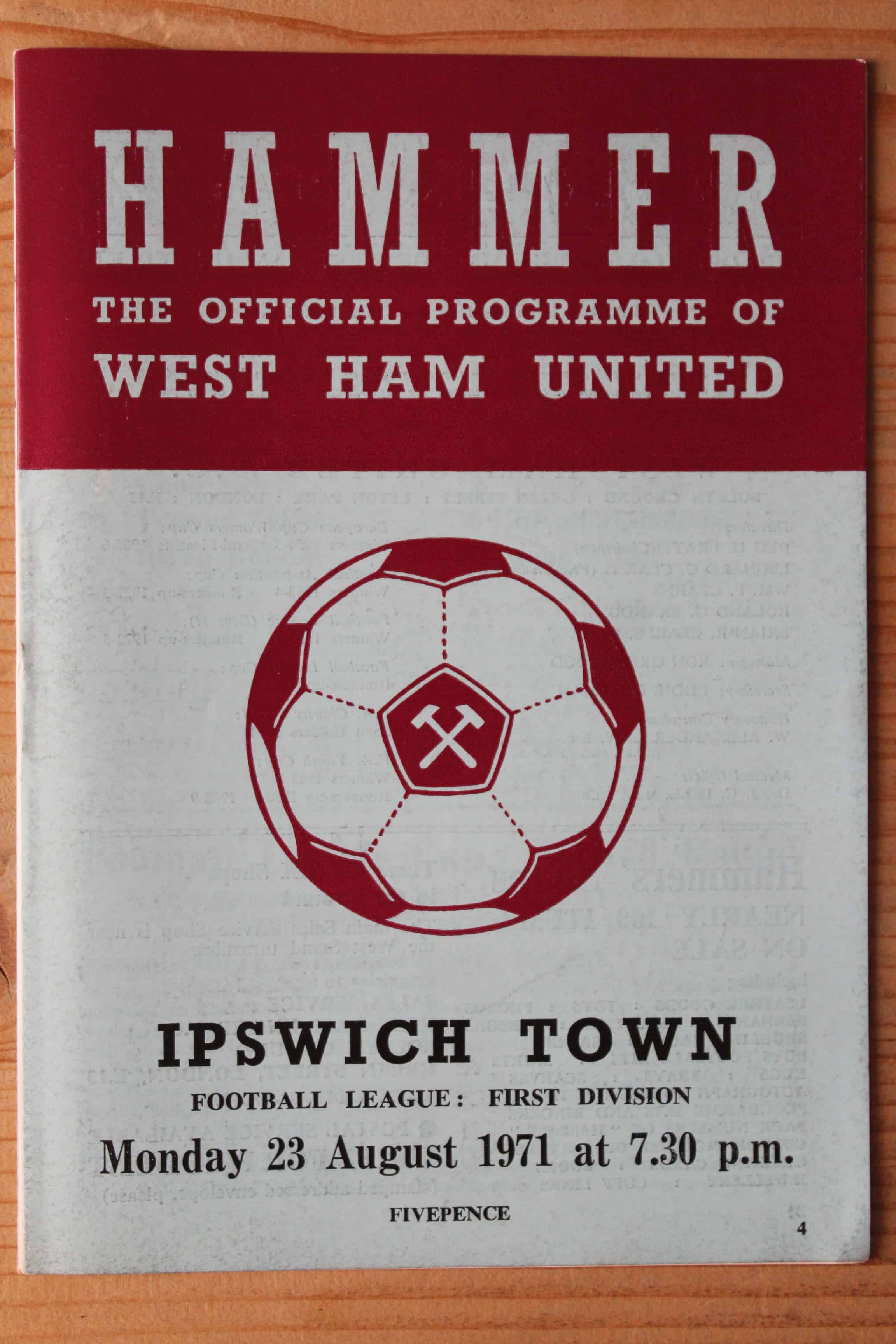 West Ham United FC v Ipswich Town FC