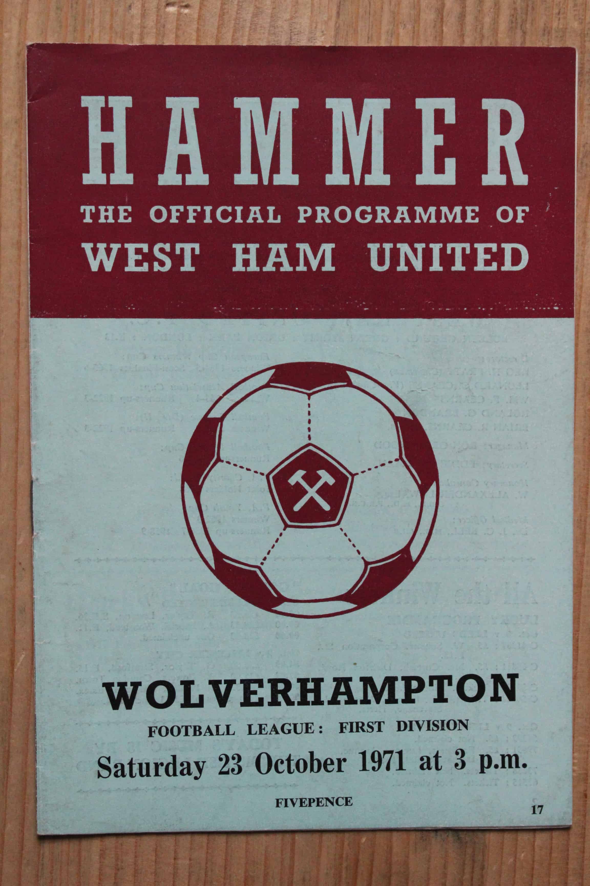 West Ham United FC v Wolverhampton Wanderers FC