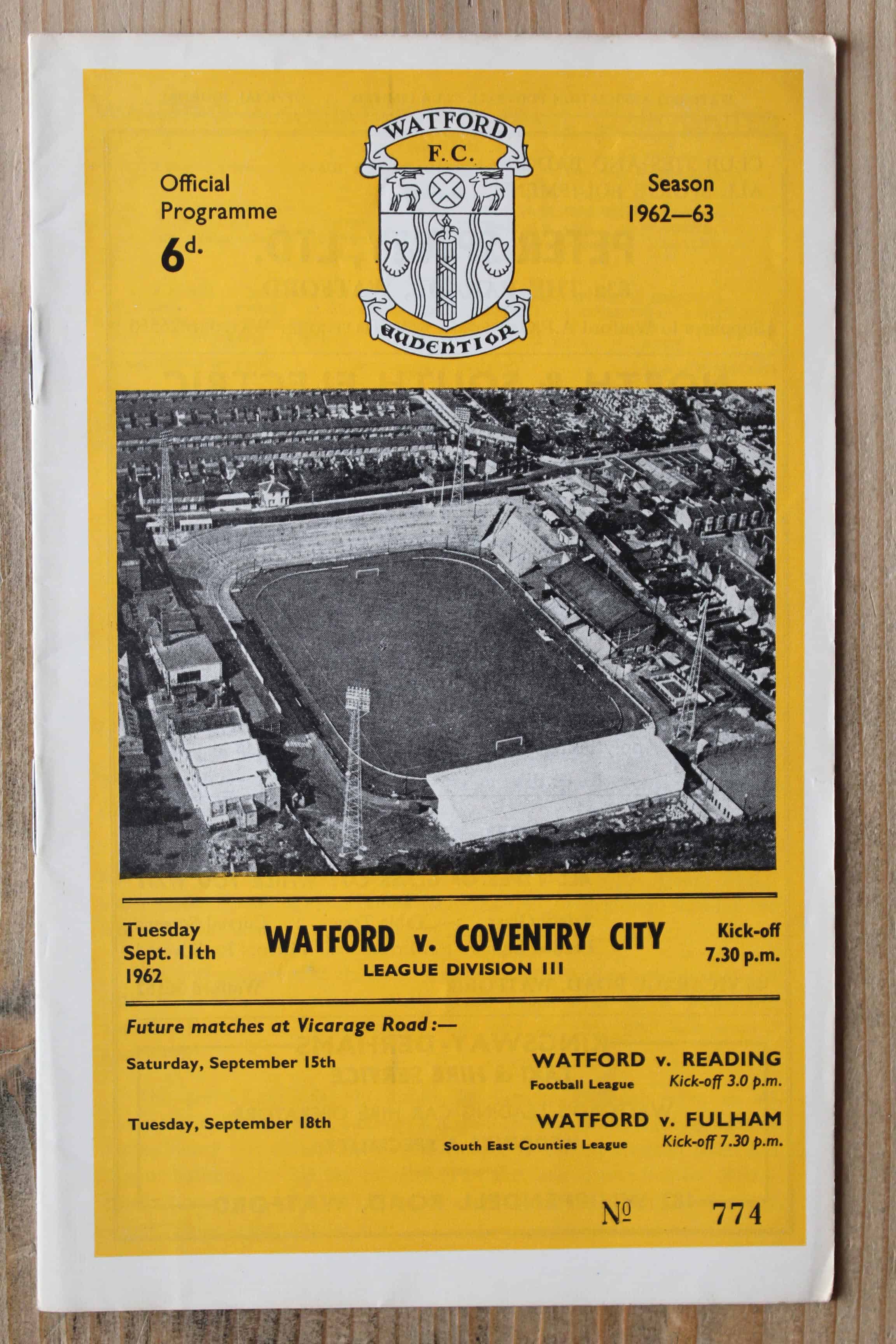 Watford FC v Coventry City FC