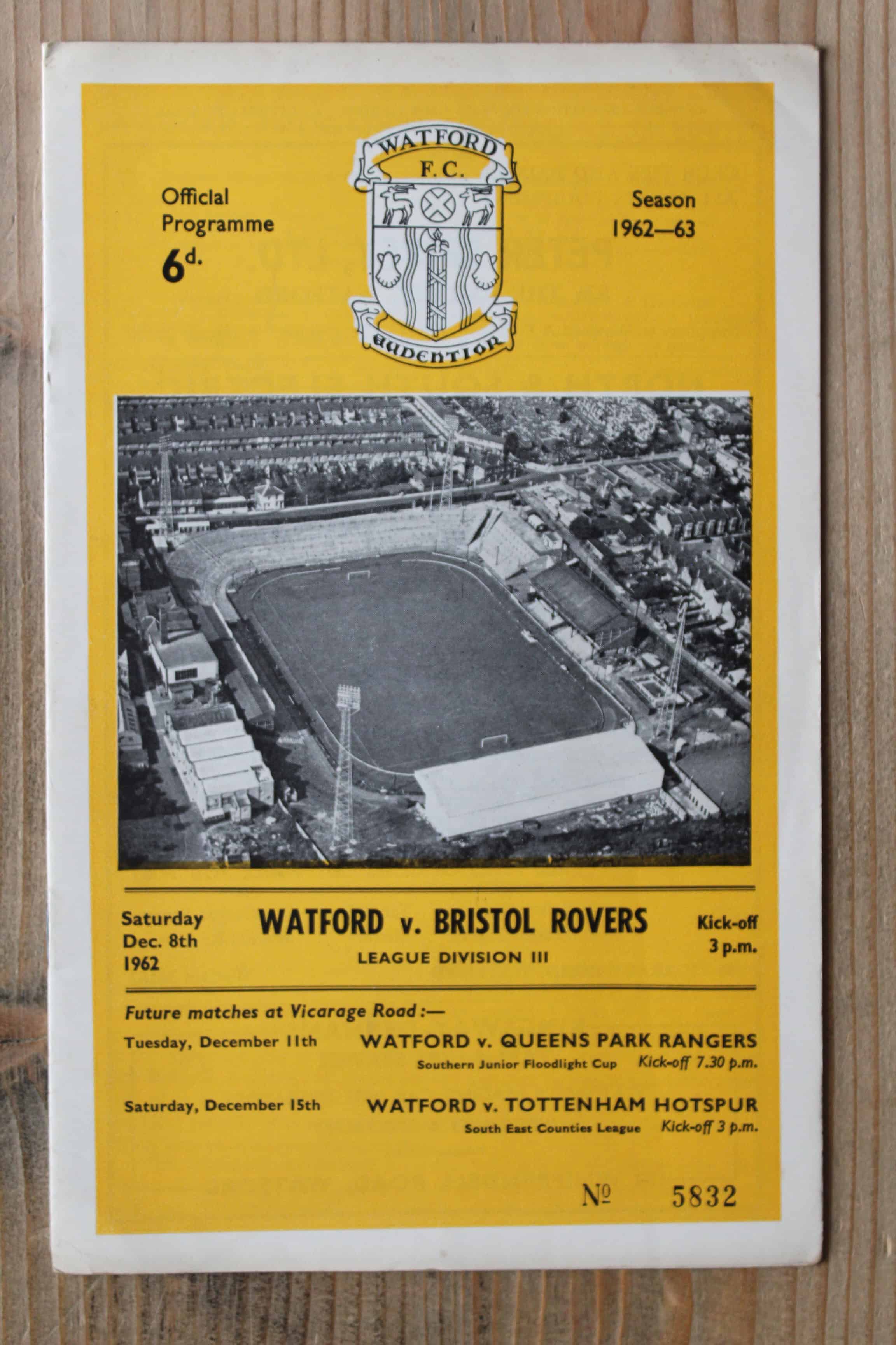 Watford FC v Bristol Rovers FC