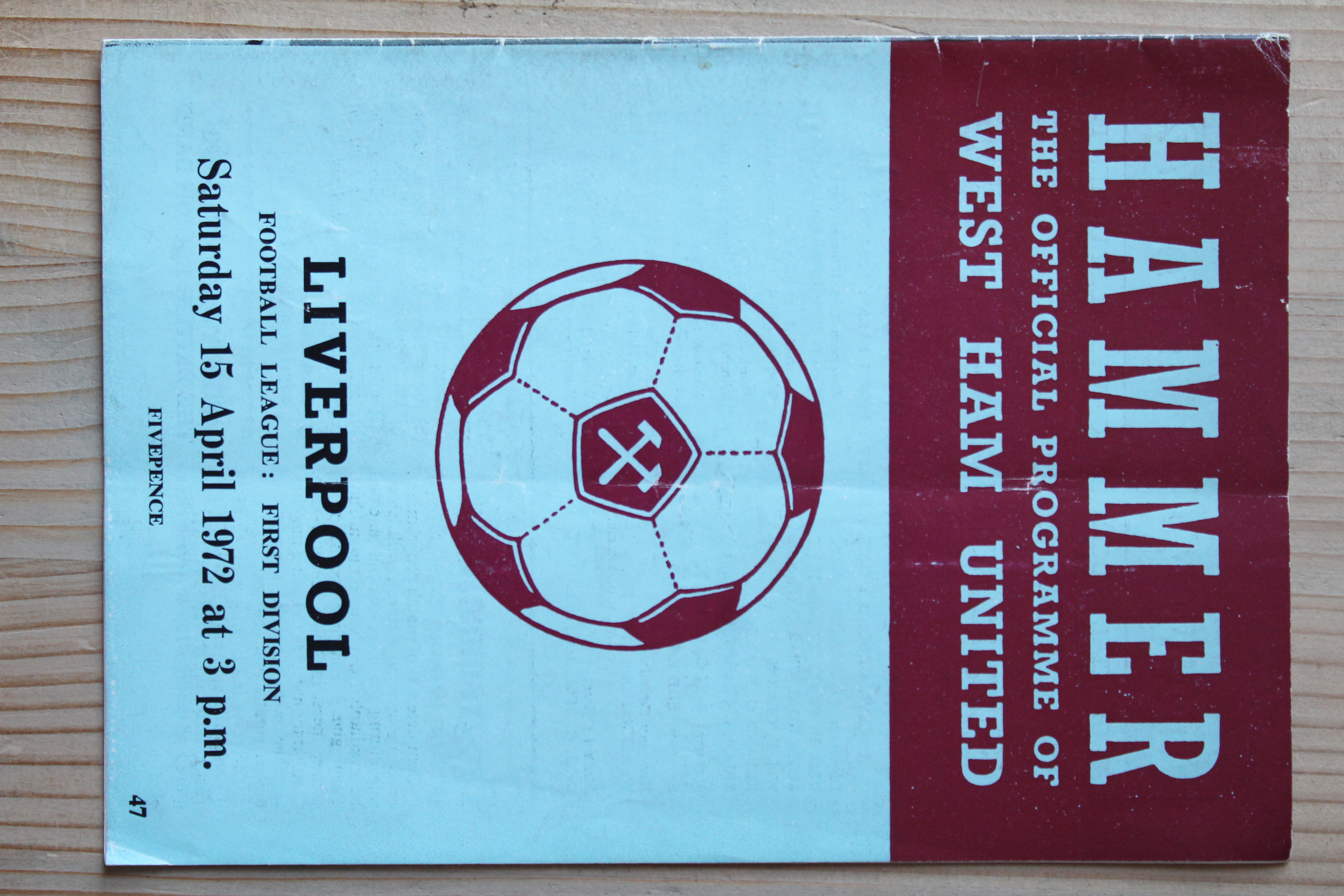West Ham United FC v Liverpool FC