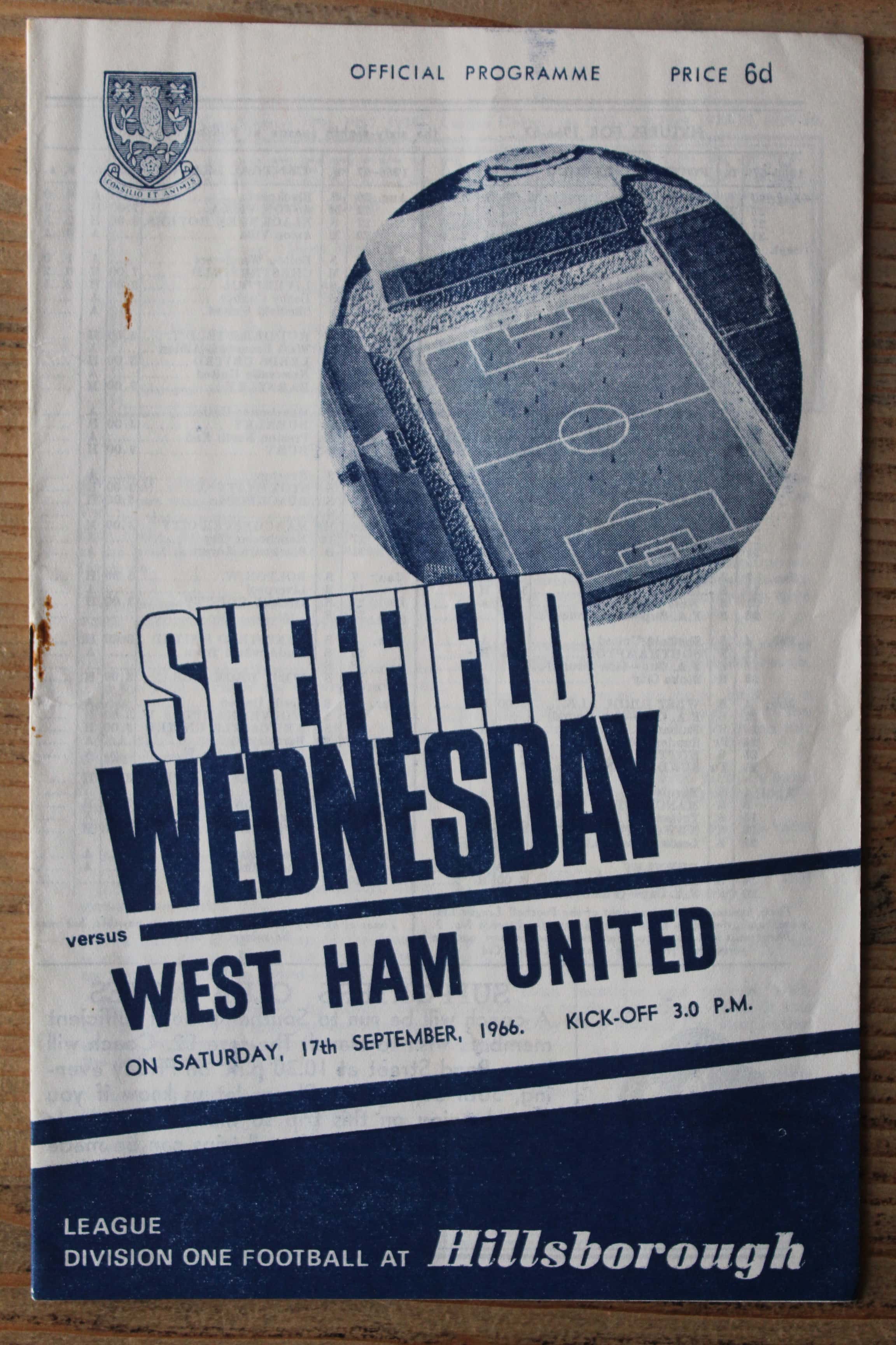 Sheffield Wednesday FC  v West Ham United FC