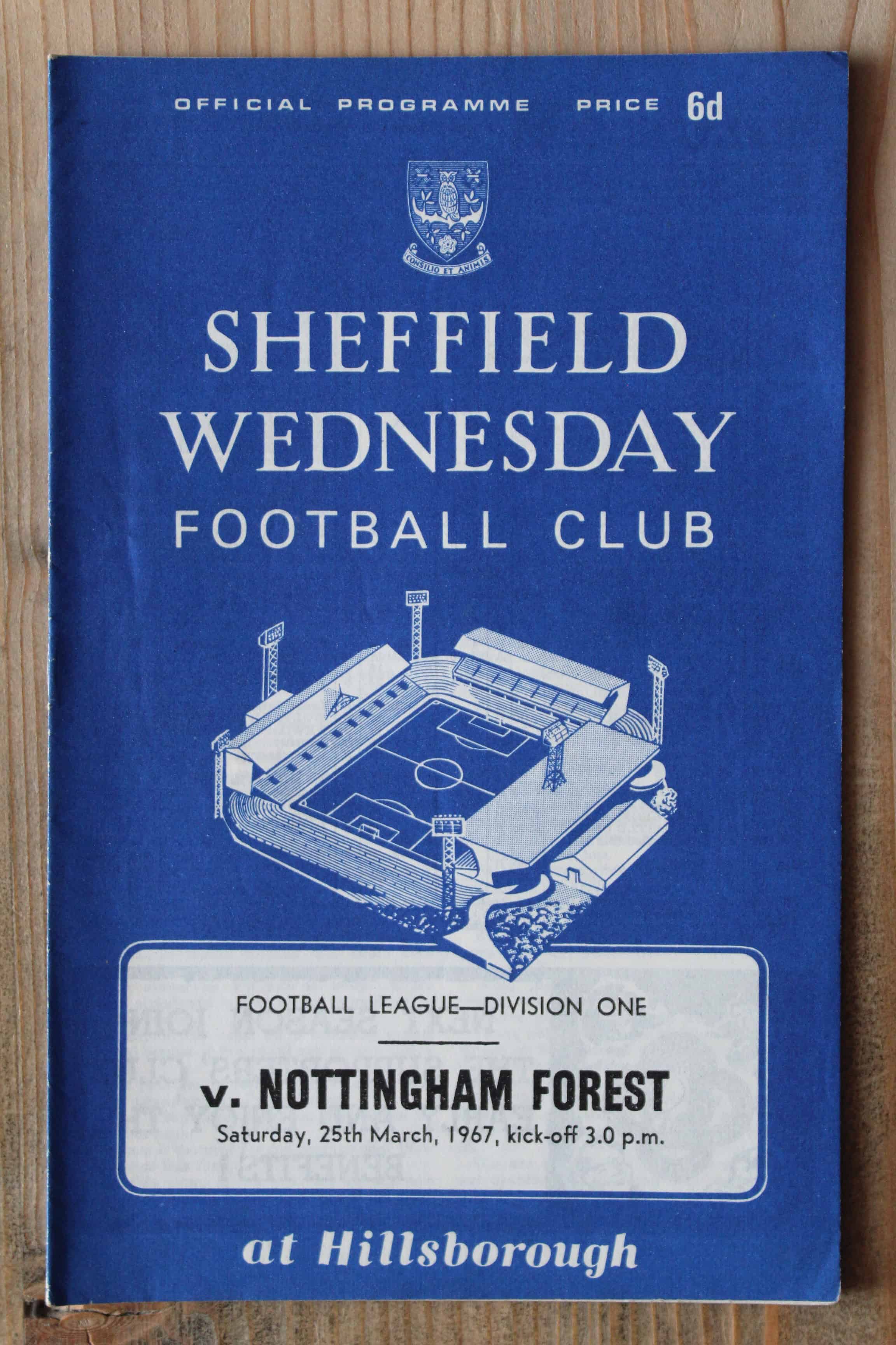 Sheffield Wednesday FC  v Nottingham Forest FC