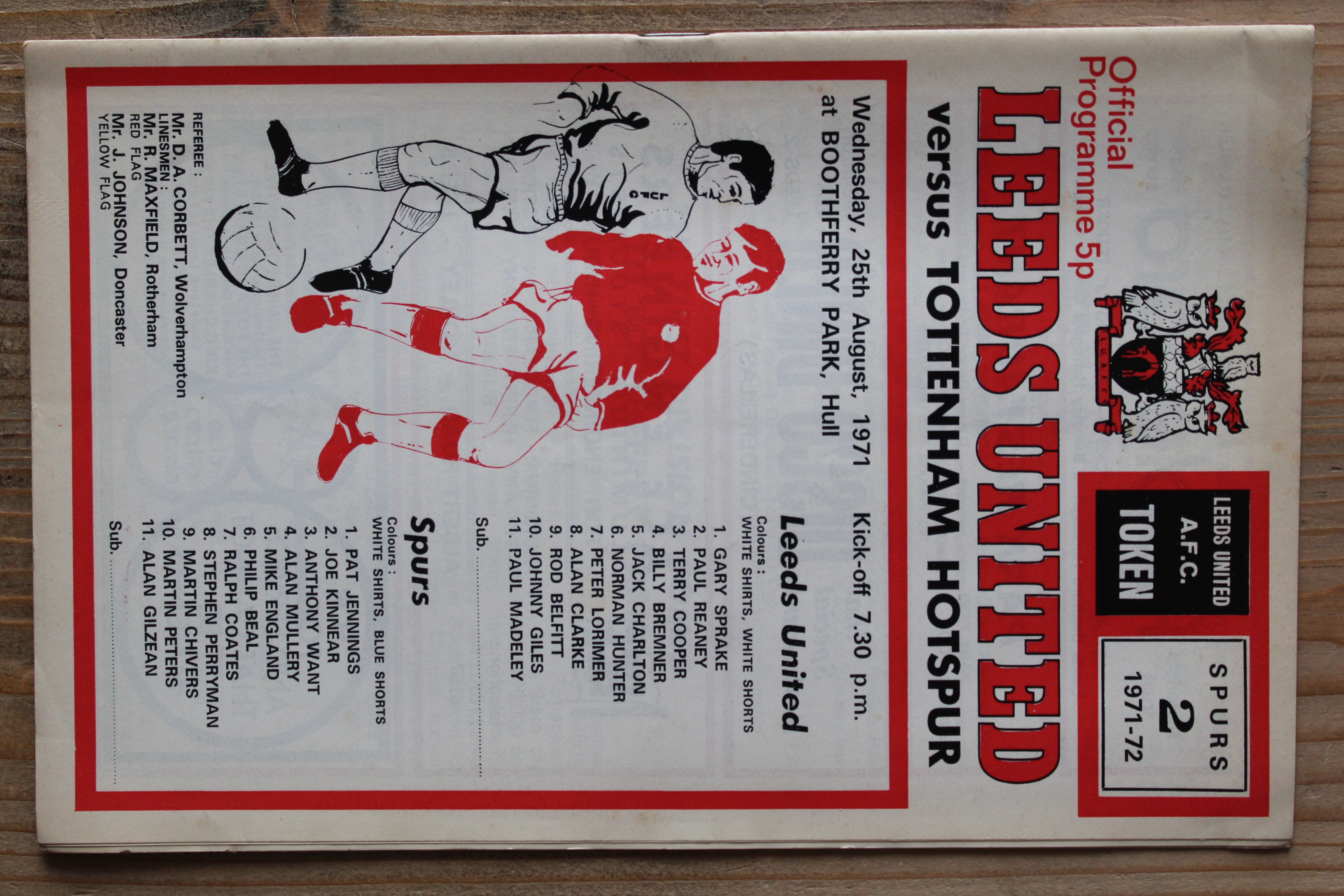 Leeds United FC v Tottenham Hotspur FC