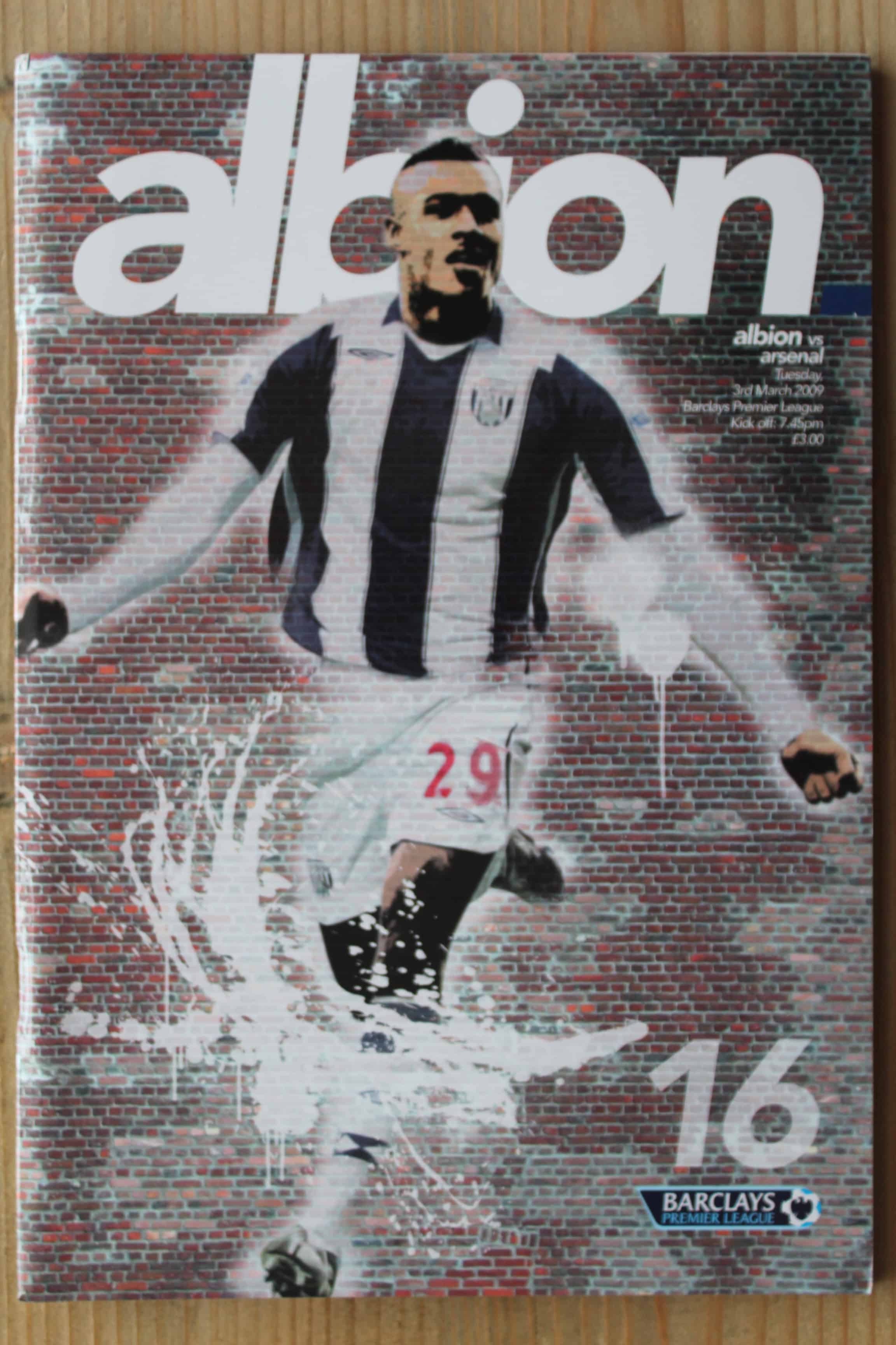 West Bromwich Albion FC  v Arsenal FC