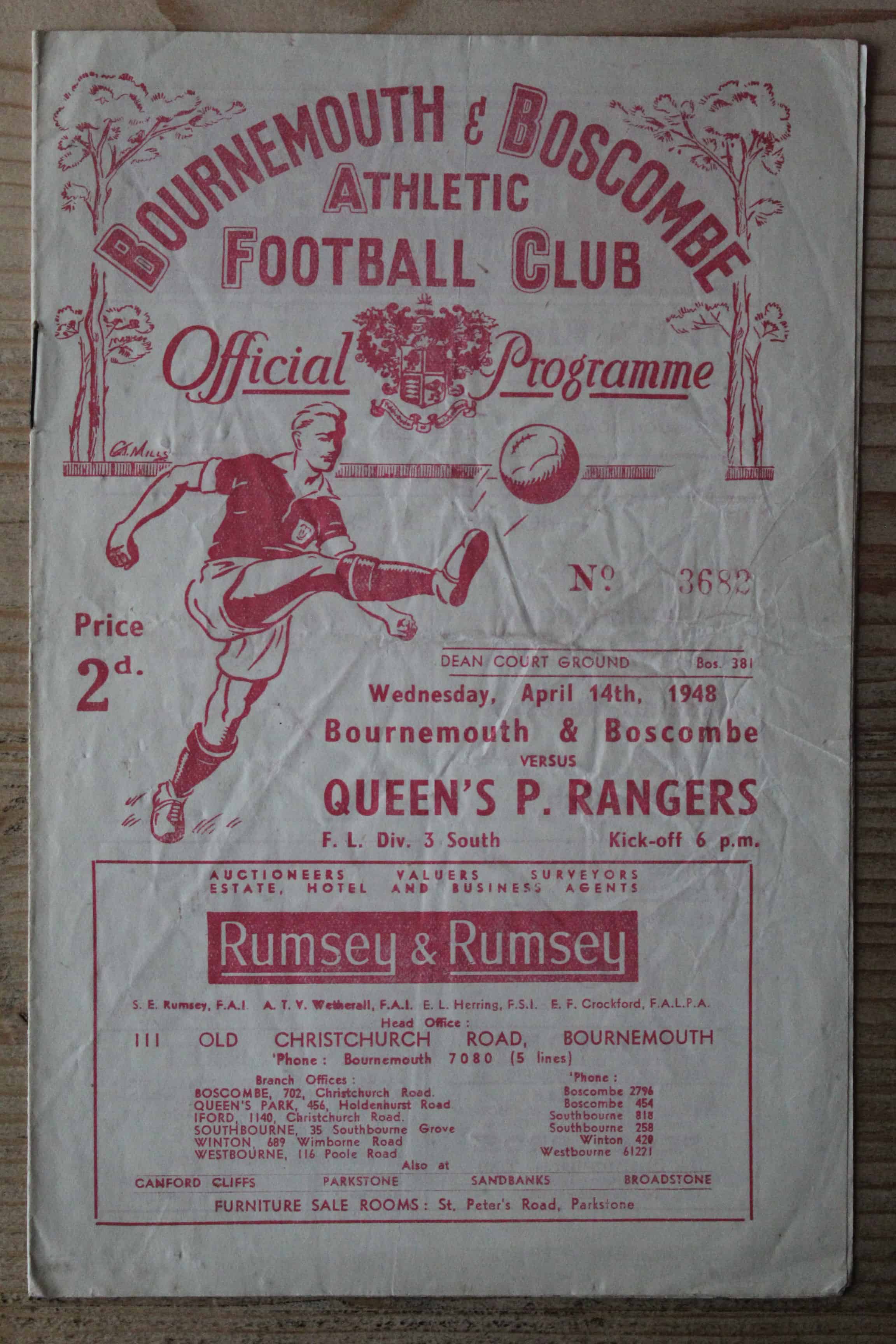 Bournemouth & Boscombe v Queens Park Rangers FC