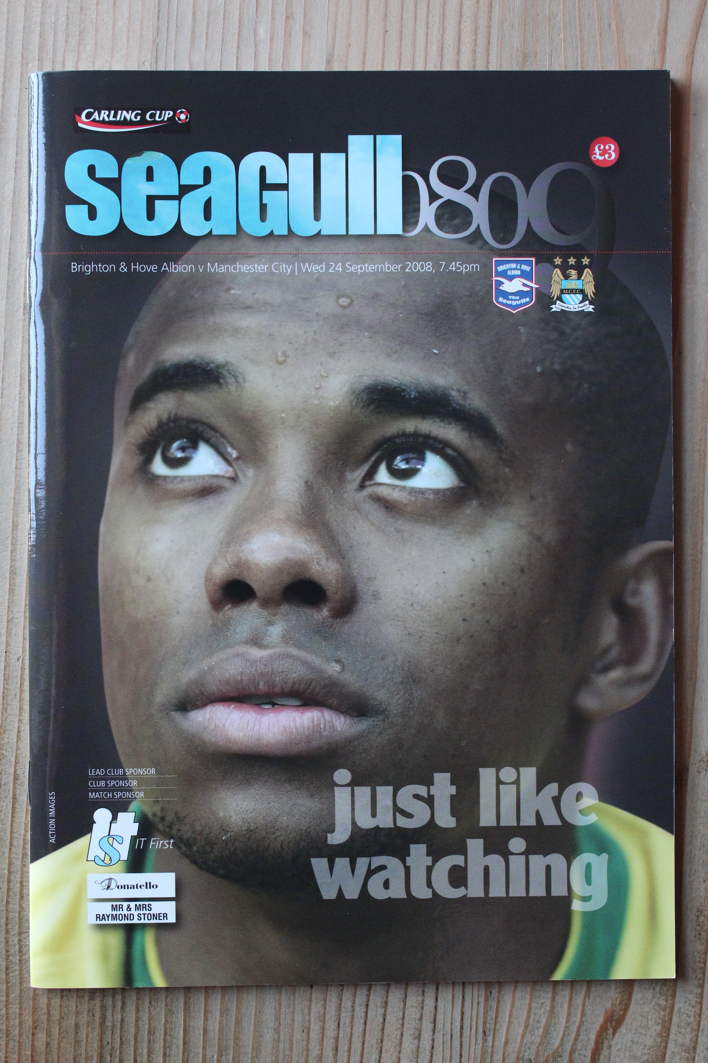 Brighton & Hove Albion FC v Manchester City FC