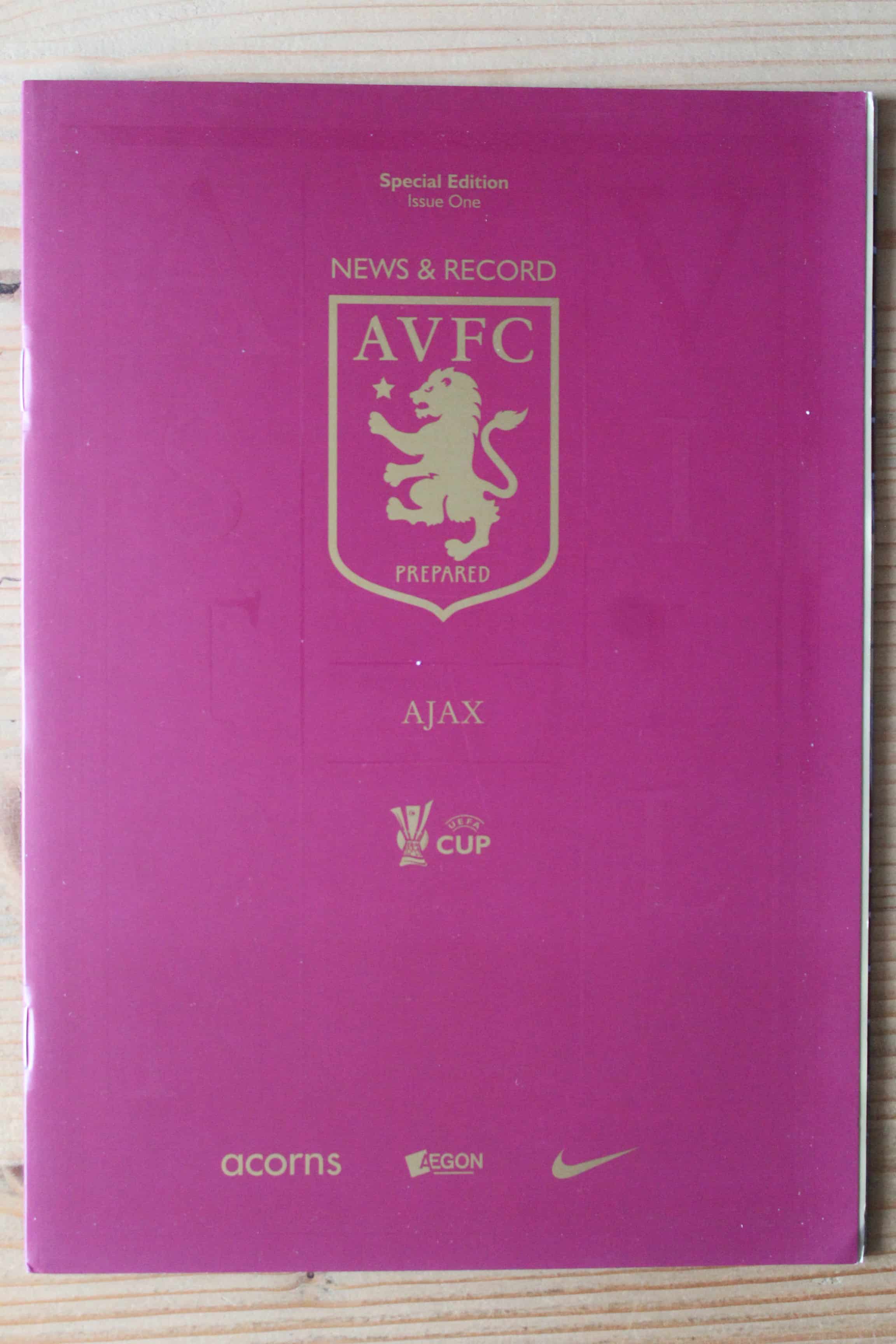 Aston Villa FC v AFC Ajax