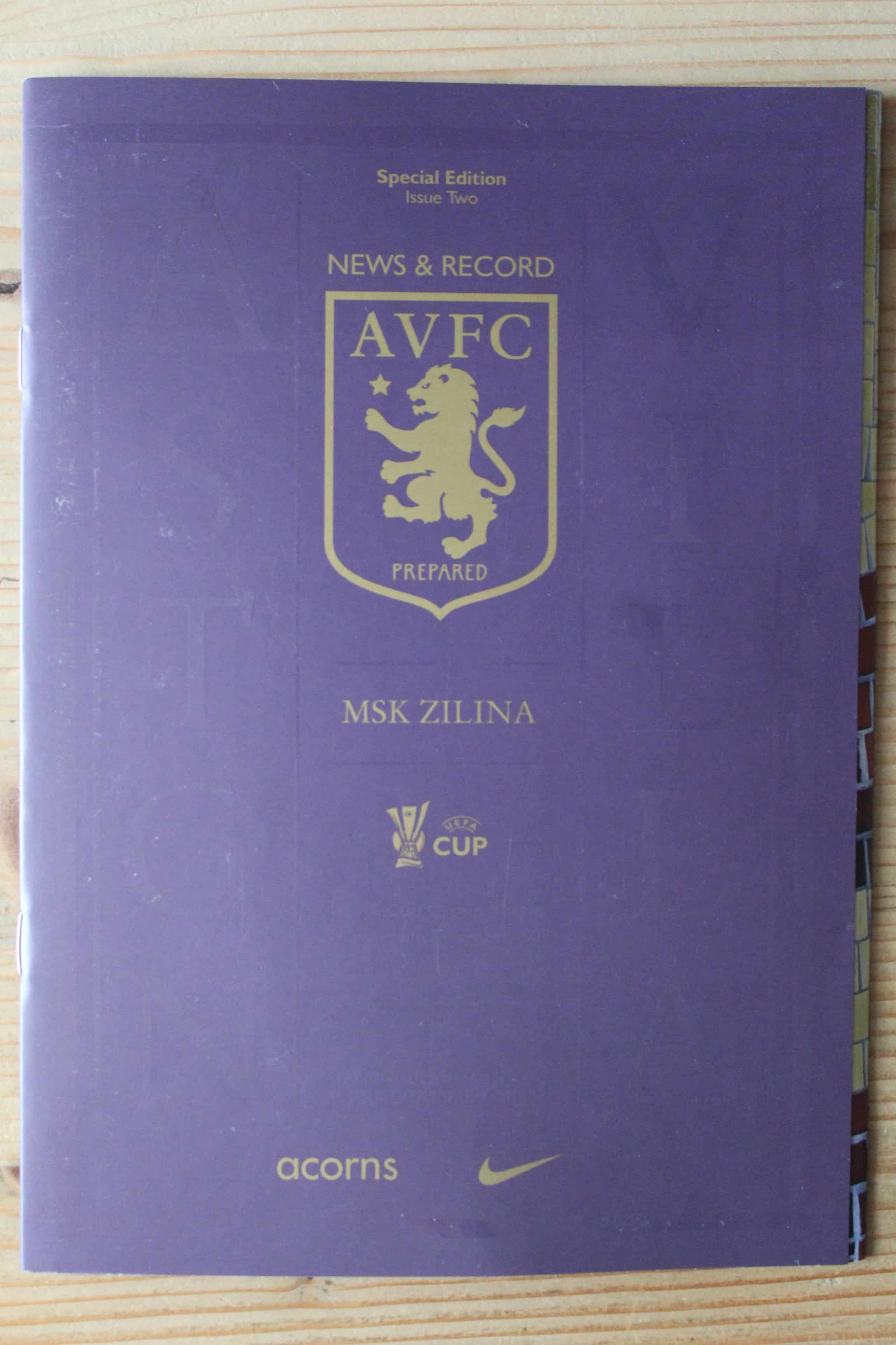 Aston Villa FC v MSK Zilina